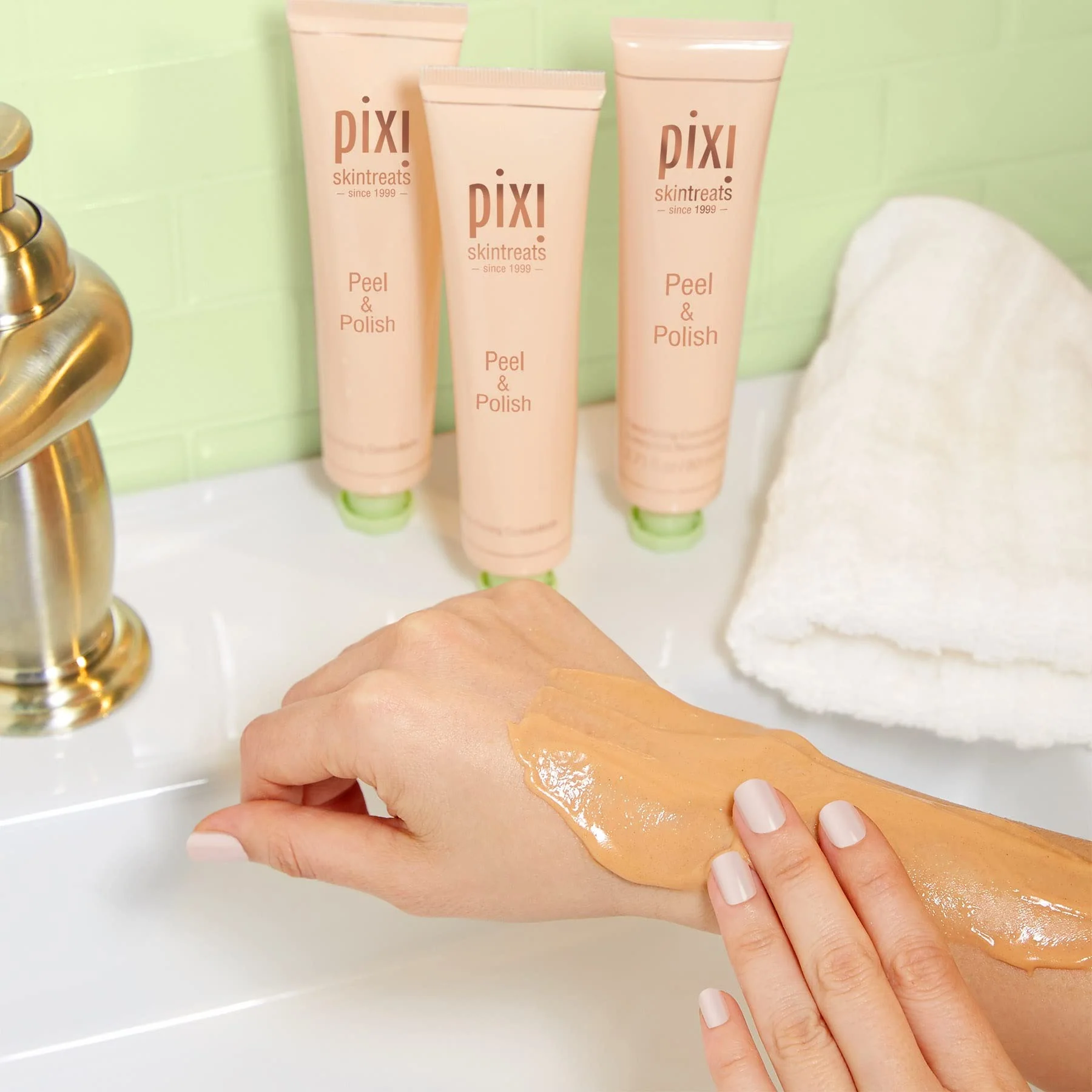 Pixi Beauty Peel & Polish | Natural Fruit Enzymes Resurface Skin | Gentle Exfoliator Promotes Healthy Complexion | 2.70 Fl Oz - Image 2
