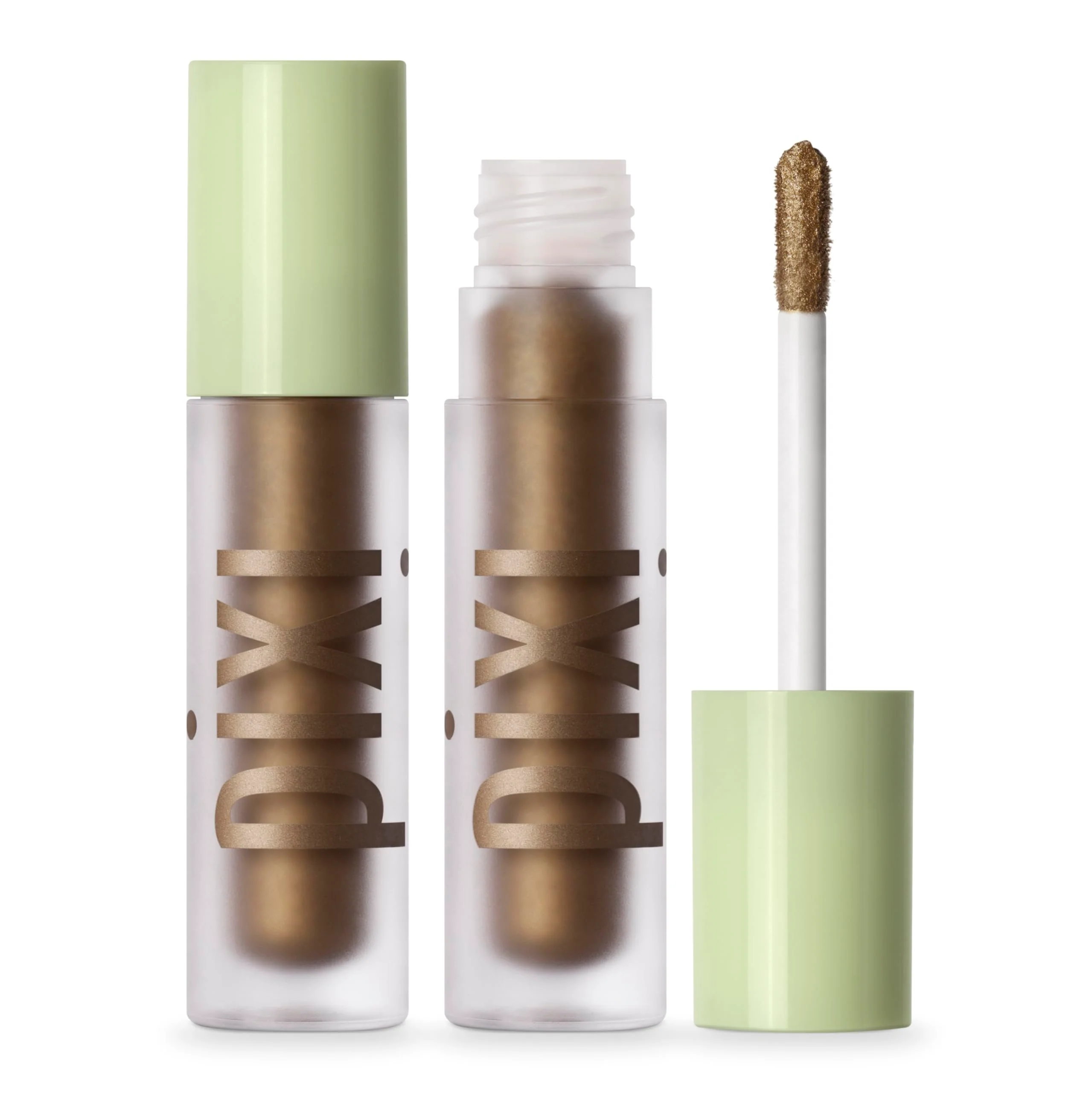 Pixi EyeLift Max Liquid EyeShadow | Long-Wearing, Crease-Free Color | Luminous & Soft-Focus Finish | With Avocado, Rosehip & Mango Seeds Extracts | Olive | 0.12 oz/3.4 g