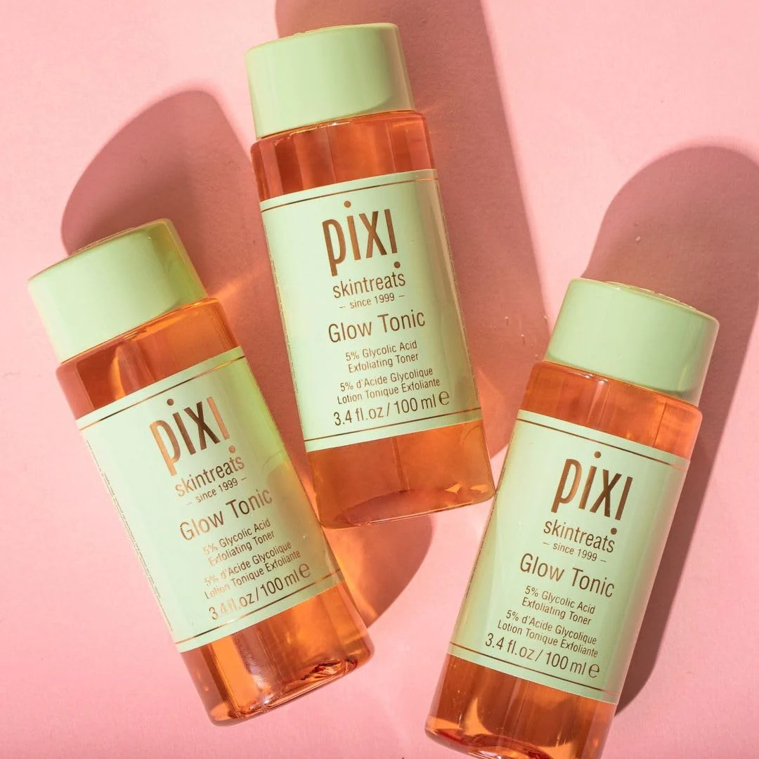 Pixi Glow Tonic Balancing Face Toner Glycolic Acid for Radiant Skin Daily Brightening Toner (3.4 fl oz / 100 ml) - Image 5