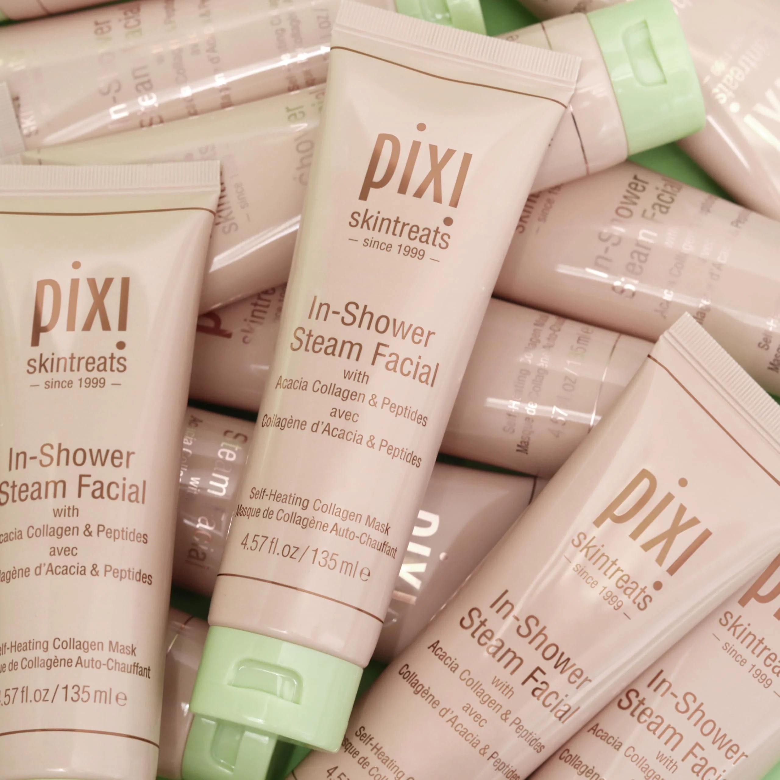 Pixi In-Shower Steam Facial | Gel-to Oil Cleanser for Radiant Skin | Deeply Nourishes, Softens & Tones | Self-heating for Use in Shower or Bath | 4.6 fl oz/ 135 ml - Image 7