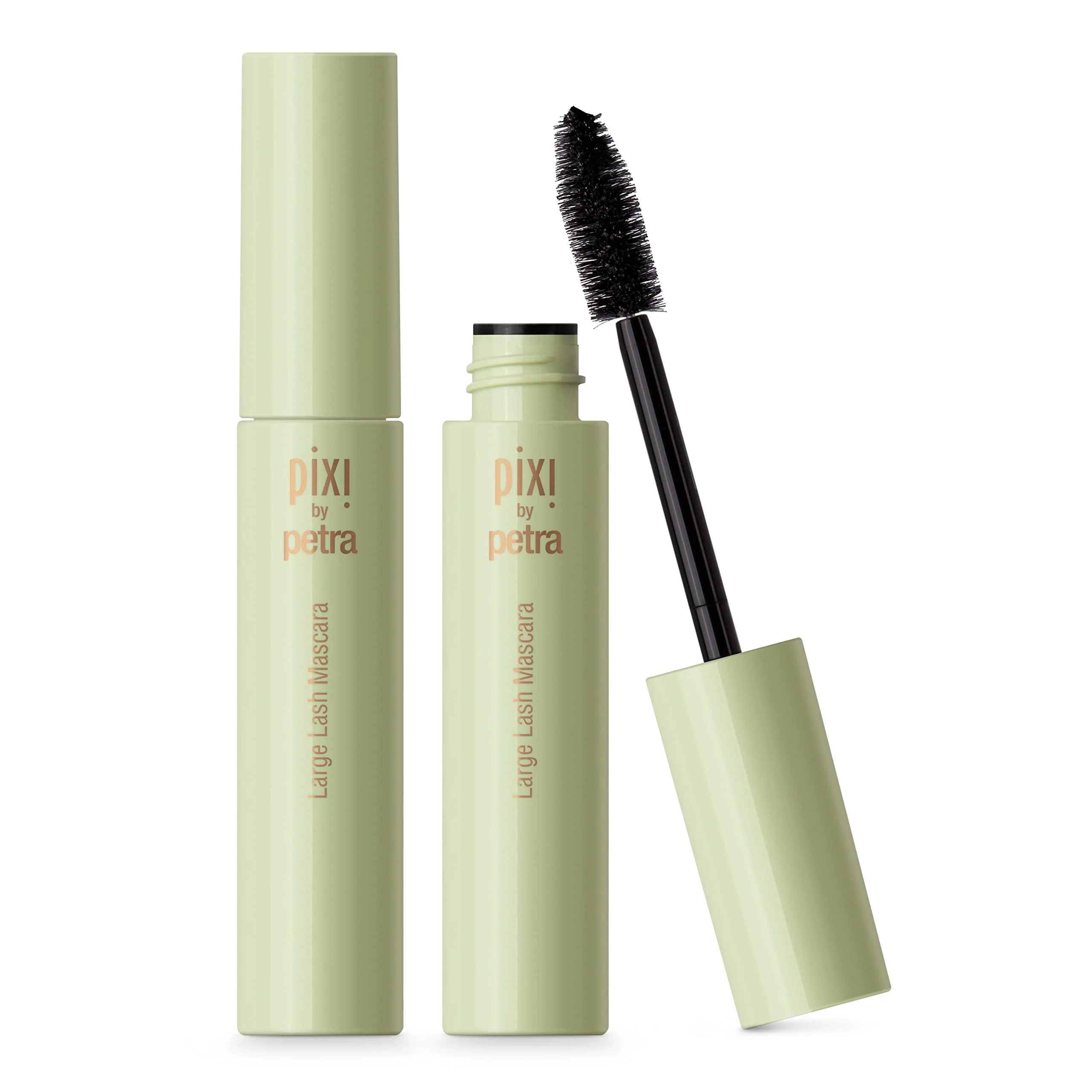 Pixi Large Lash Mascara | Extreme Volume Mascara with Vitamin E, Panthenol & Bamboo | False Lash Effect | Smudge-Proof & Water-Resistant | Ophthalmologist Tested | No.1 Bold Black | 0.4 fl oz/ 12ml