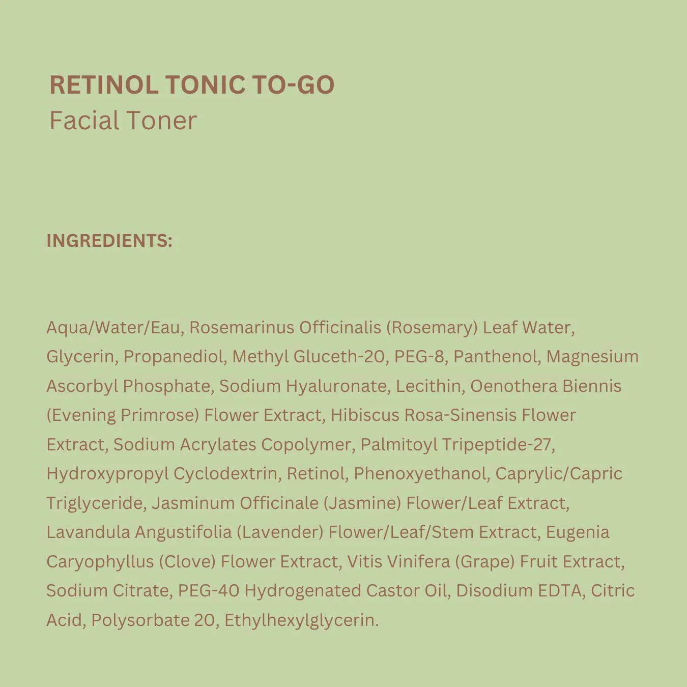Pixi Retinol Tonic to-Go, Smoothing & Firming Toning, Enhanced with Peptides to Boost Collagen Production, Alcohol-Free Daily Rejuvenating Toner On The Go, 60 Pads - Image 2