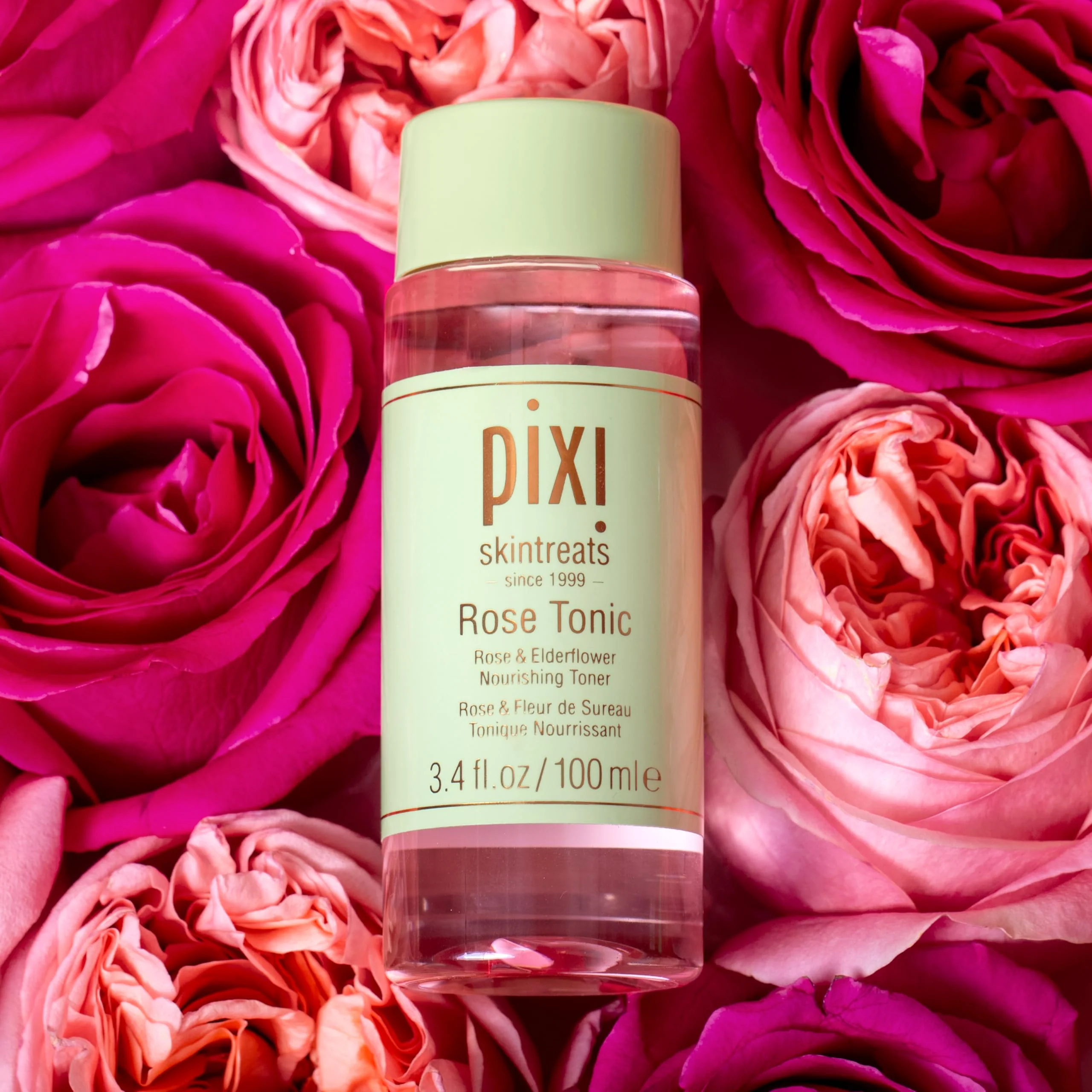 Pixi Rose Tonic Rose Hydrosol Toner Hydrates Skin, Minimize Redness, Rehydrates and Replenishes, 100mL/ 3.4 fl oz - Image 4