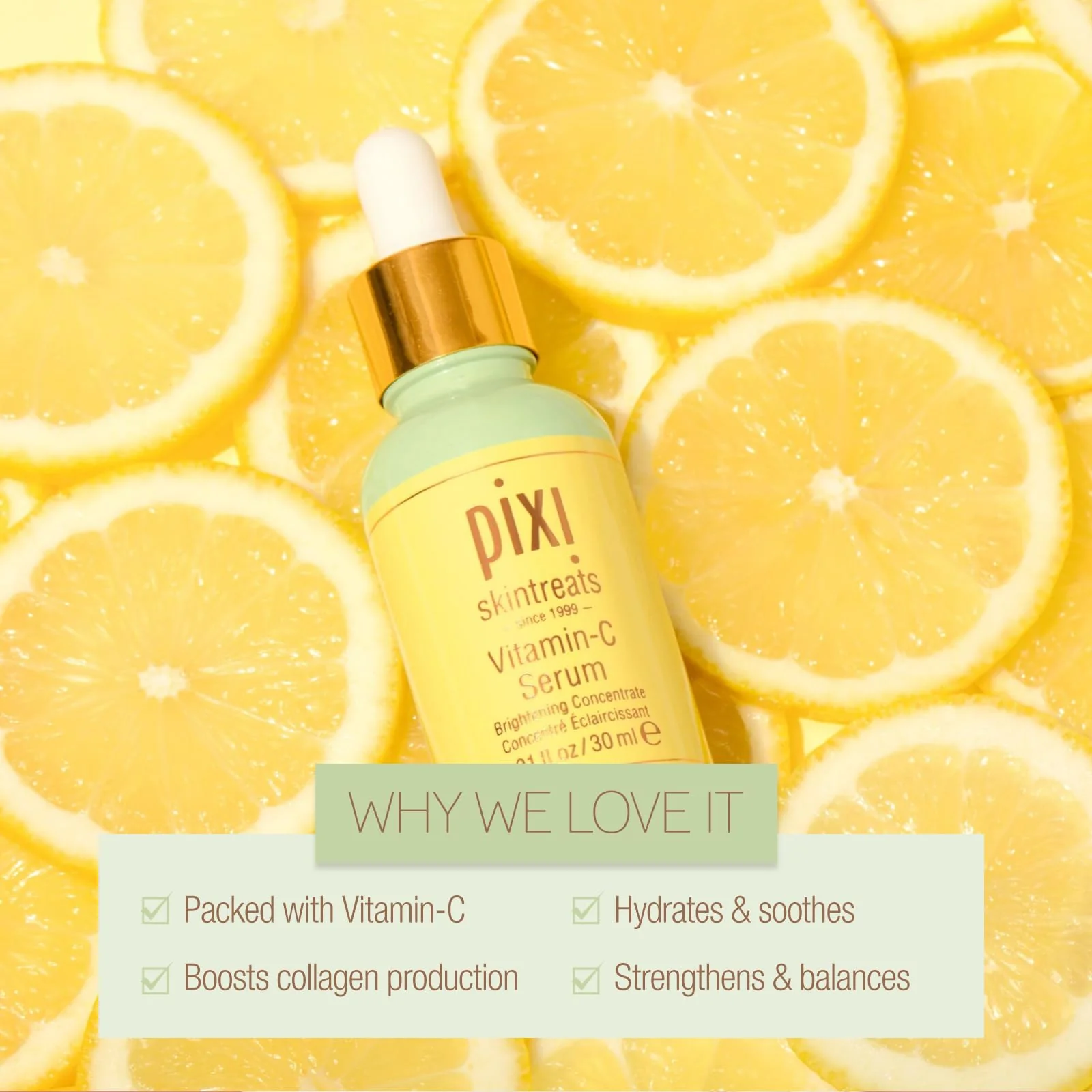 Pixi Vitamin-C Serum | Brightening Daily Vitamin-C Serum For Radiant Skin | Maintain A Youthful Complexion | 1.01 Fl Oz - Image 4