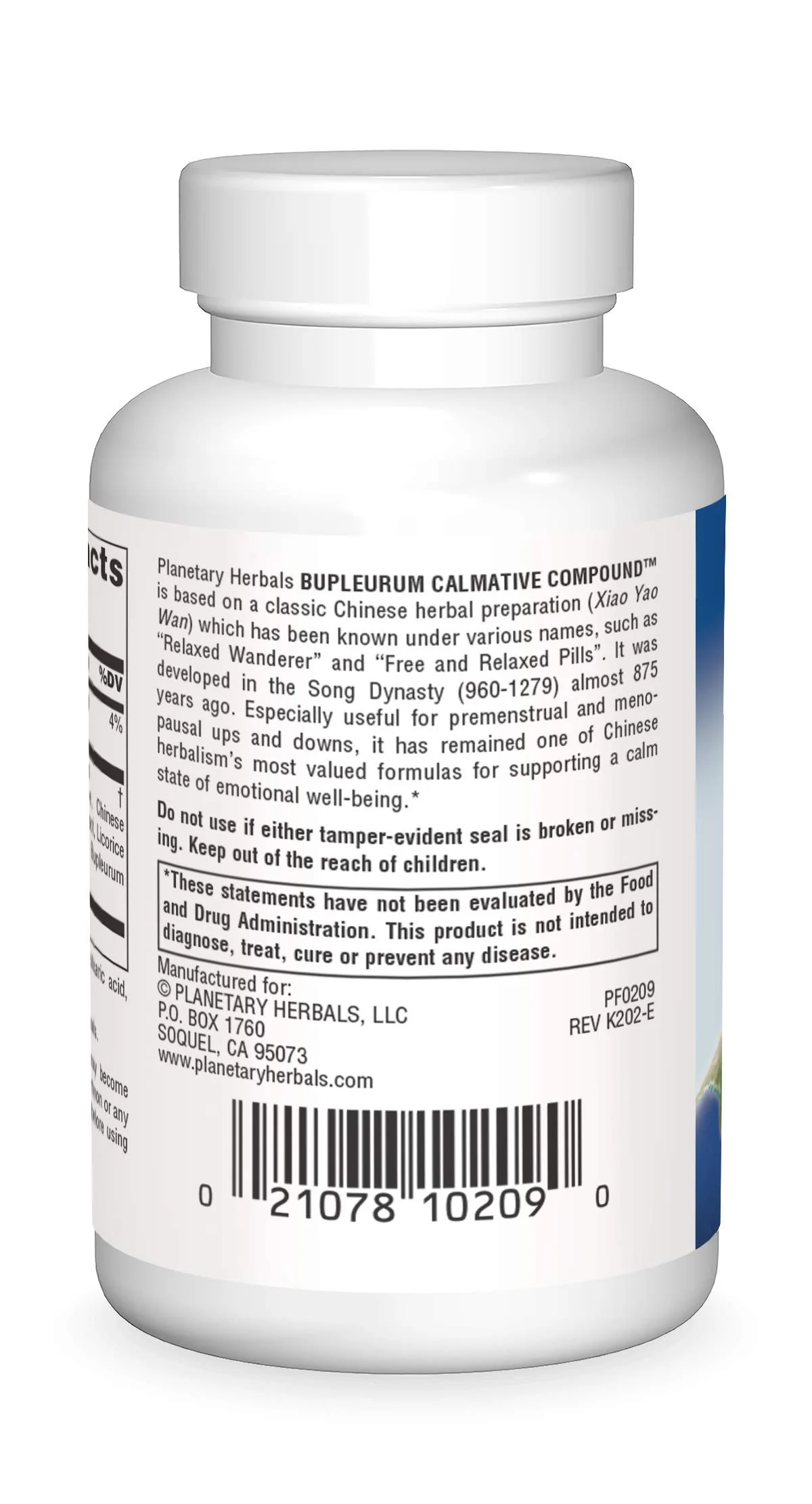 Planetary Herbals Bupleurum Calmative Compound Tablets, 60 Count - Image 6