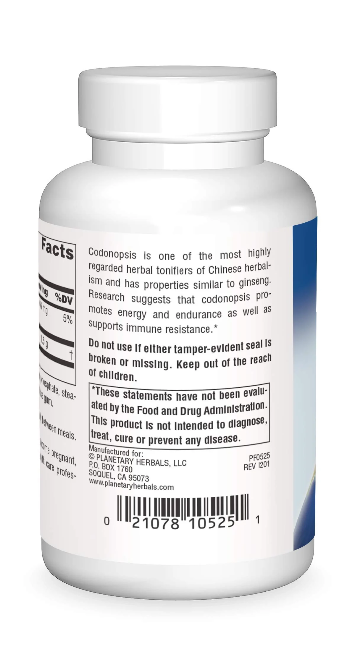 Planetary Herbals Codonopsis Tablets, 750 mg, 60 Count - Image 5