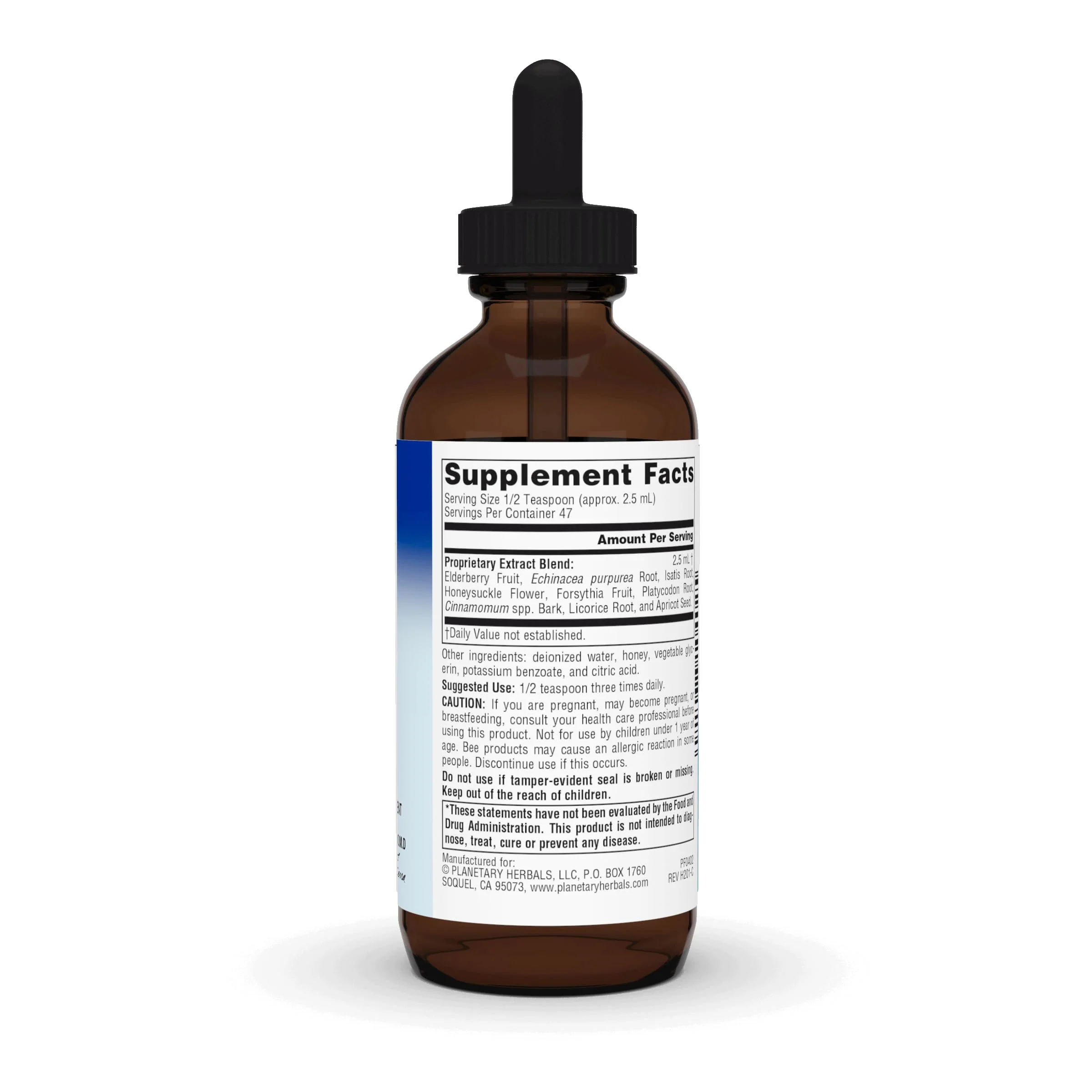 Planetary Herbals Echinacea-Elderberry Syrup , 4 fl oz (128.28 ml) - Image 5