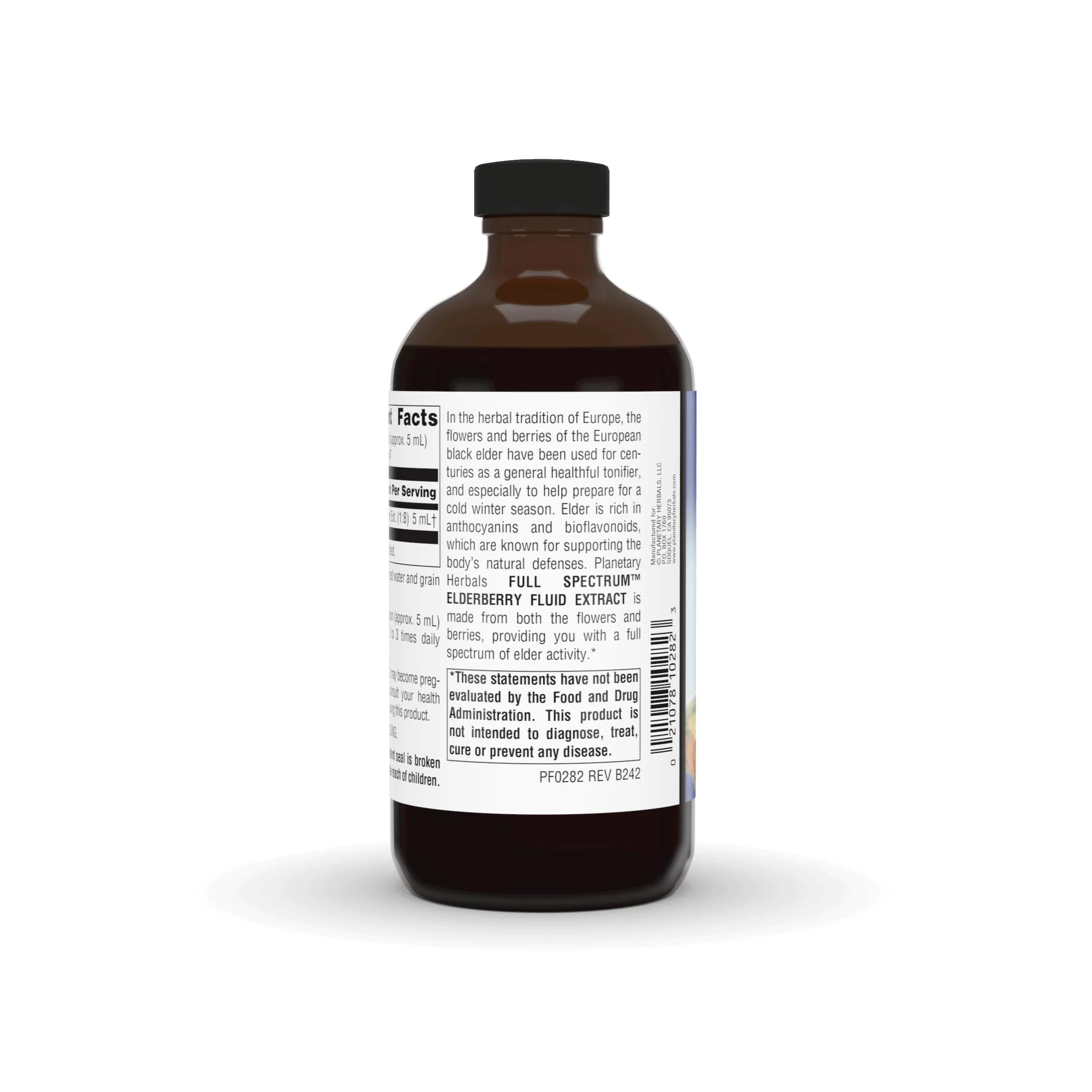 Planetary Herbals Elderberry Fluid Extract, Full Spectrum 5 ml Botanical Immune Support - 8 Fluid oz - Image 5