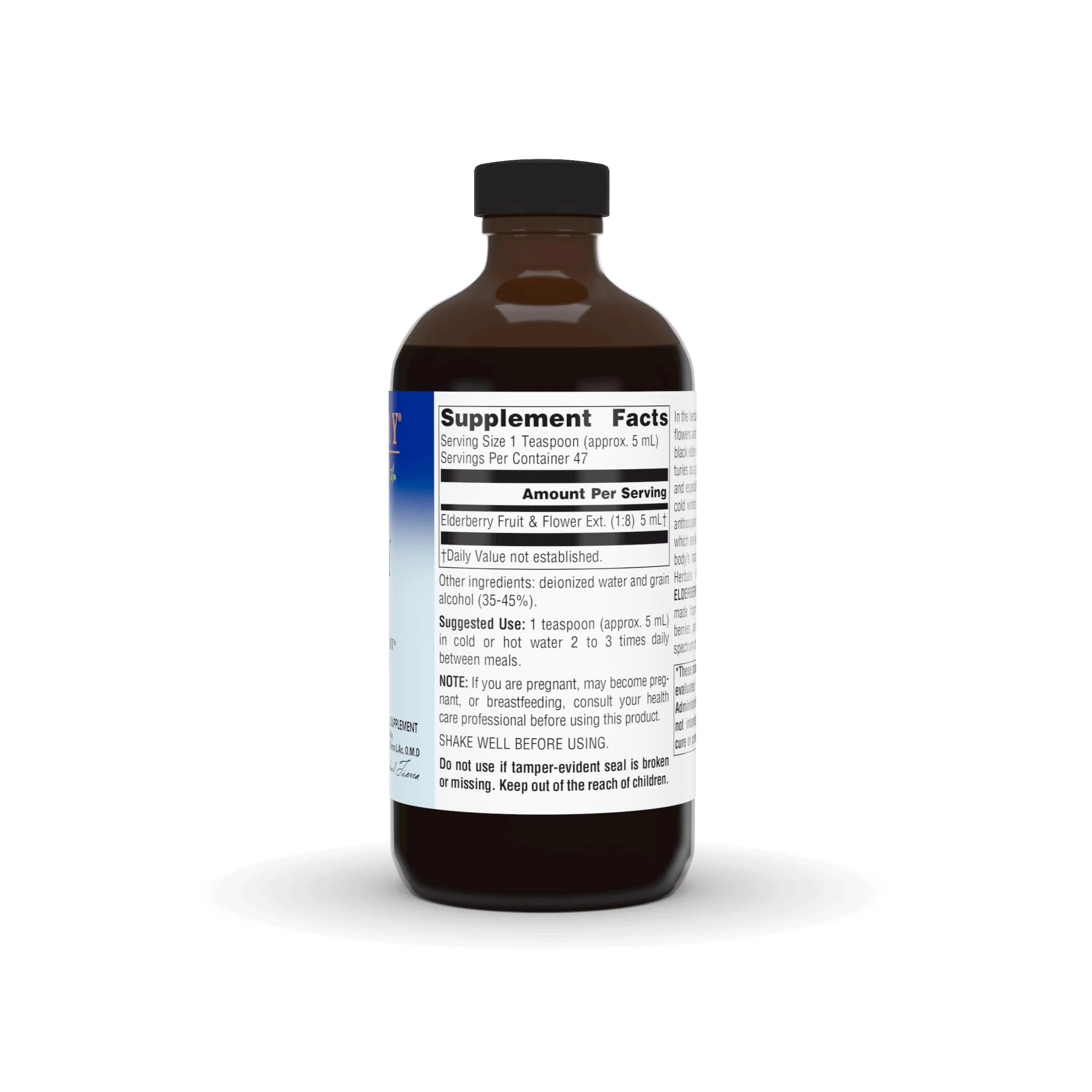 Planetary Herbals Elderberry Fluid Extract, Full Spectrum 5 ml Botanical Immune Support - 8 Fluid oz - Image 6