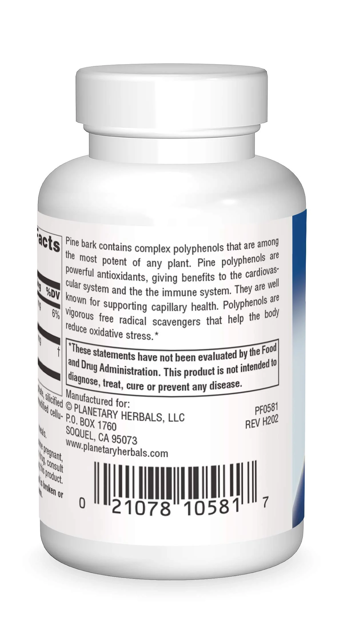 Planetary Herbals FS Pine Bark Extract Tablets, 150 mg, 60 Count - Image 5