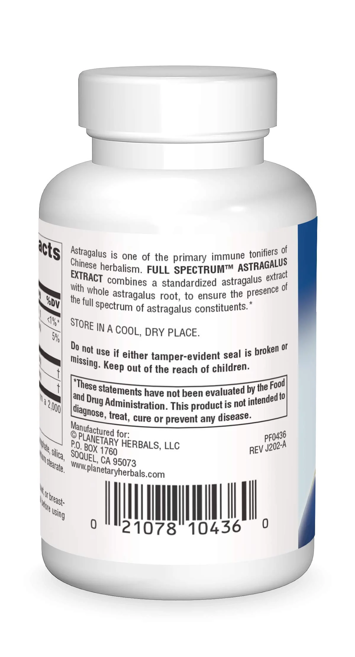 Planetary Herbals Full Spectrum Astragalus Extract Tablets, 60 Count - Image 4