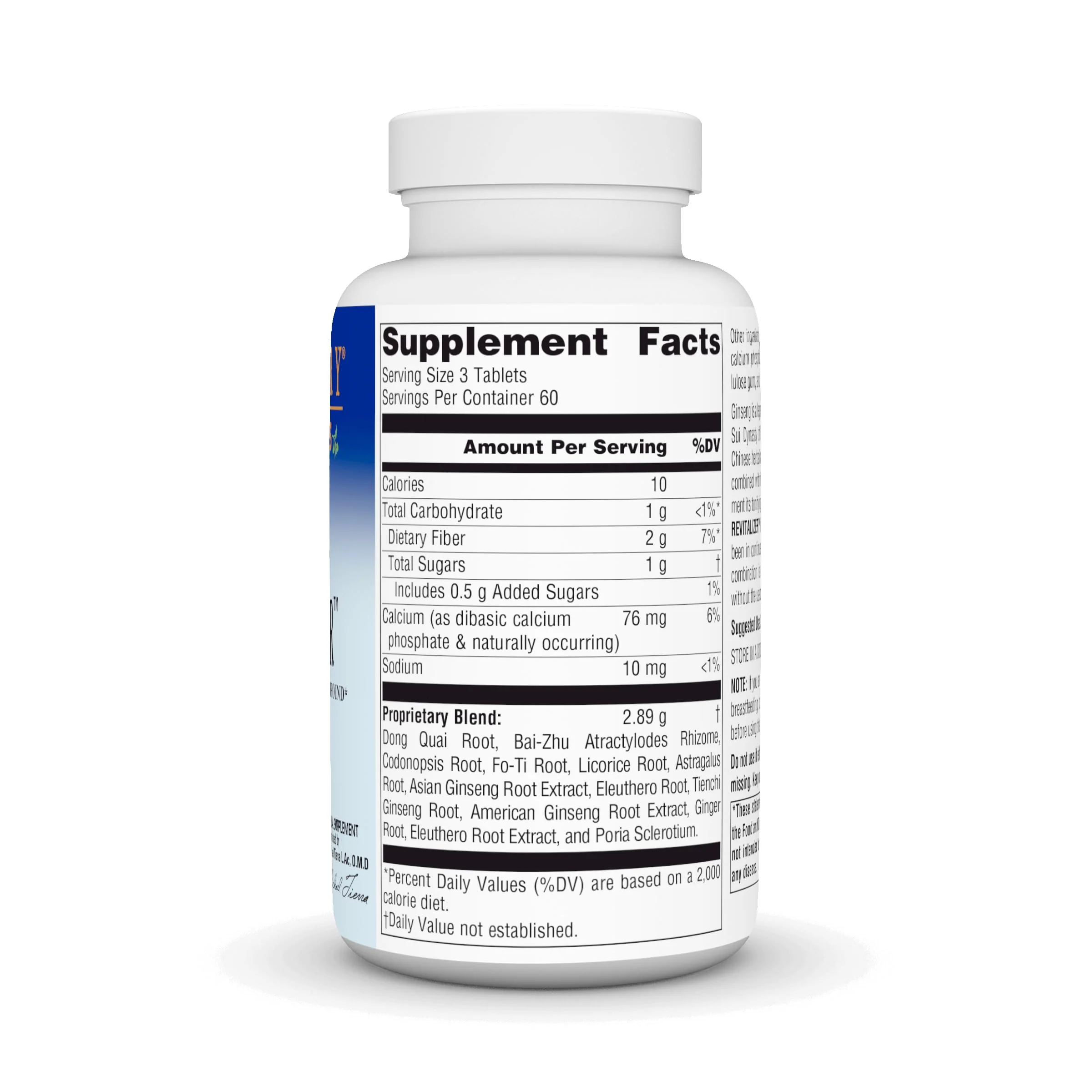 Planetary Herbals Ginseng Revitalizer, 964 mg, Tablets, 180 Tablets - Image 4
