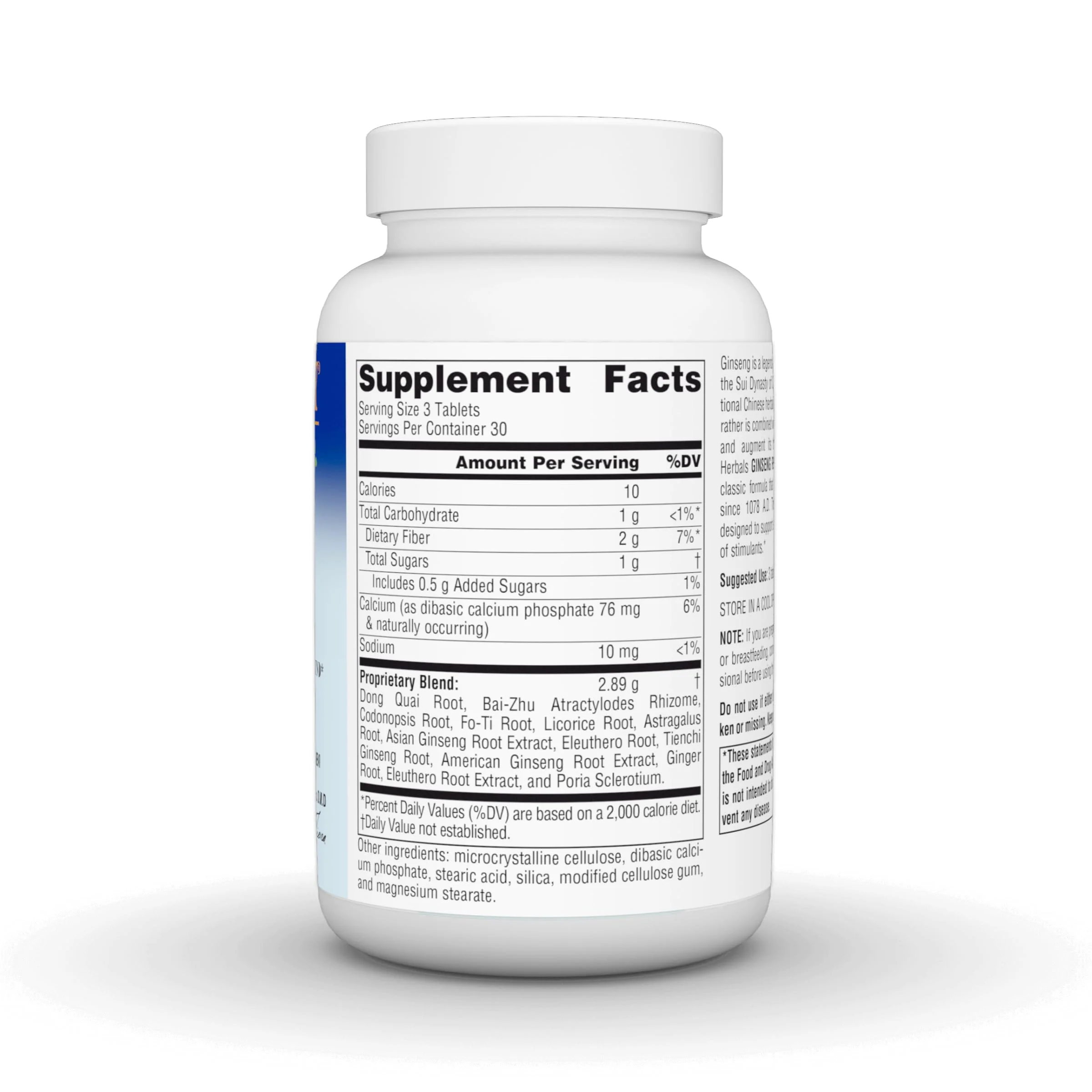 Planetary Herbals Ginseng Revitalizer, Classic Chinese Energizing Compound*, 964 mg - 90 Tablets - Image 5