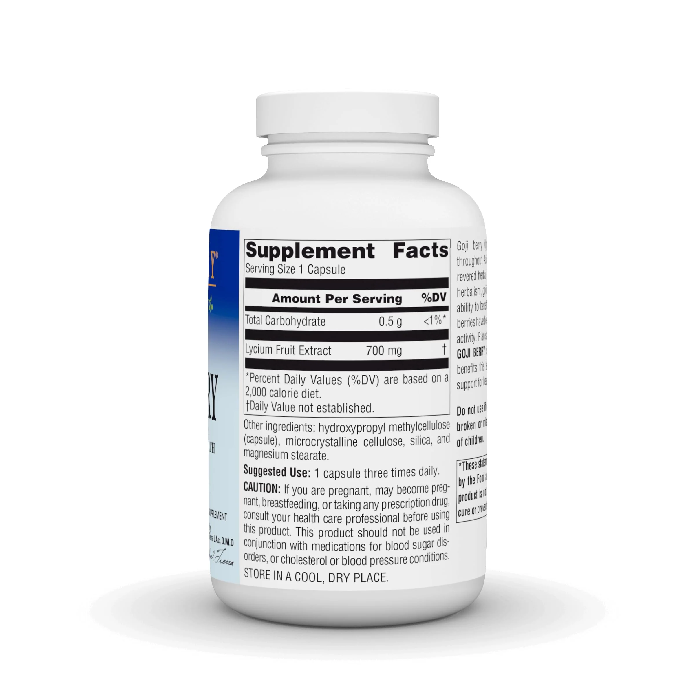 Planetary Herbals Goji Berry Full Spectrum 700mg, Botanical Elixir for Health and Longevity,180 Vegetarian Capsules - Image 3