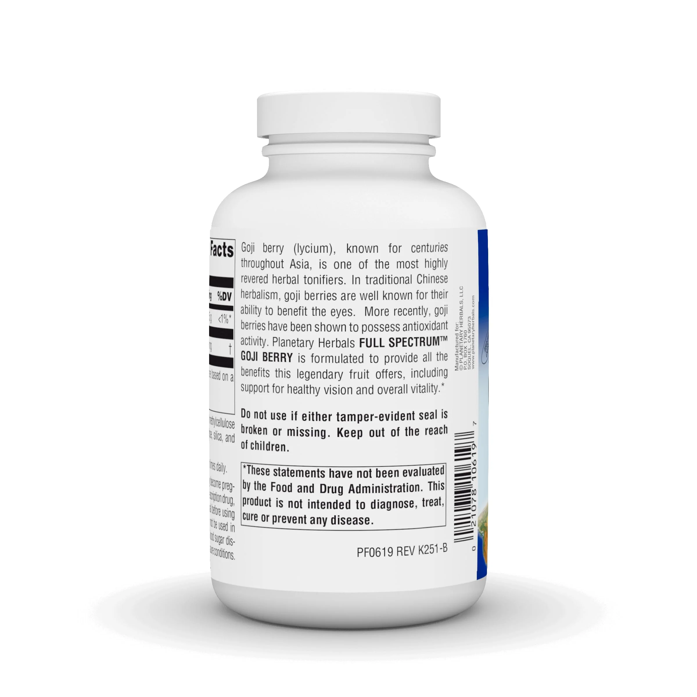 Planetary Herbals Goji Berry Full Spectrum 700mg, Botanical Elixir for Health and Longevity,180 Vegetarian Capsules - Image 4