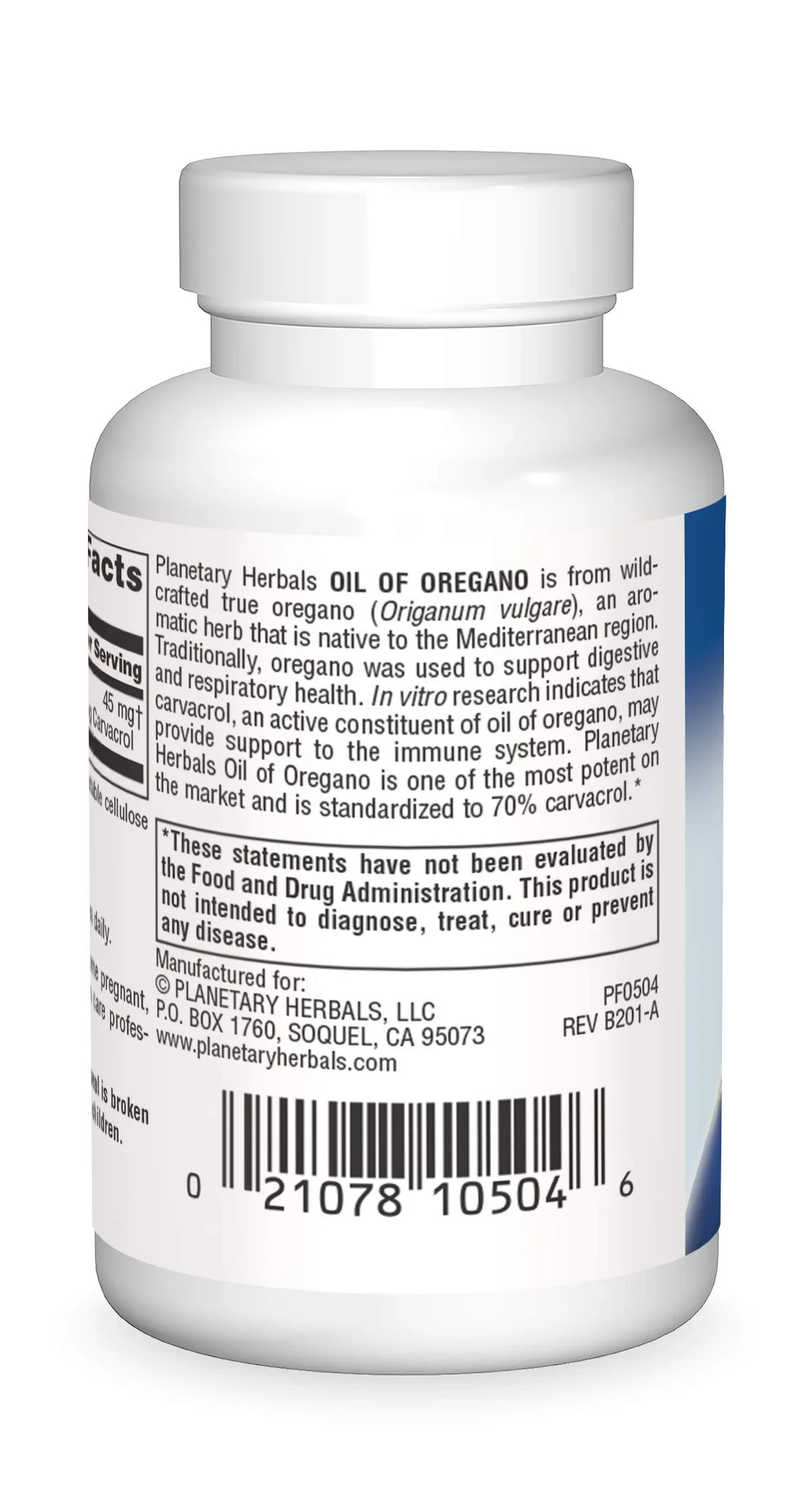 Planetary Herbals Oil of Oregano Capsules, 30 Count - Image 4