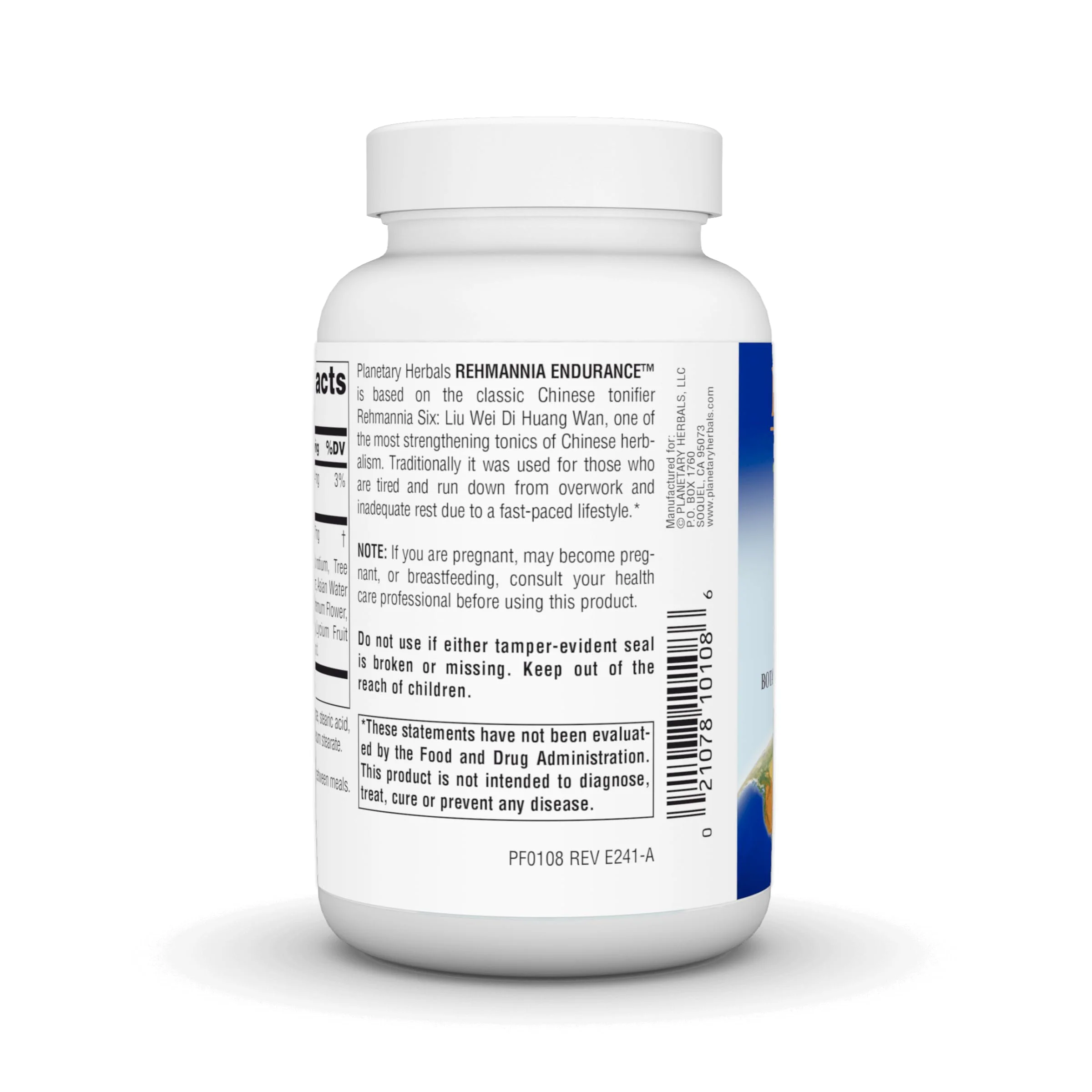 Planetary Herbals Rehmannia Endurance, Botanical Support for The Overworked*, 637mg - 150 Tablets - Image 4