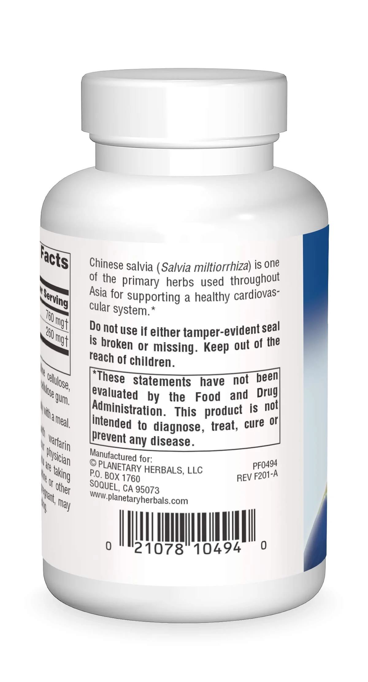 Planetary Herbals Salvia with MSV 60 Tablets, 60 Count - Image 4