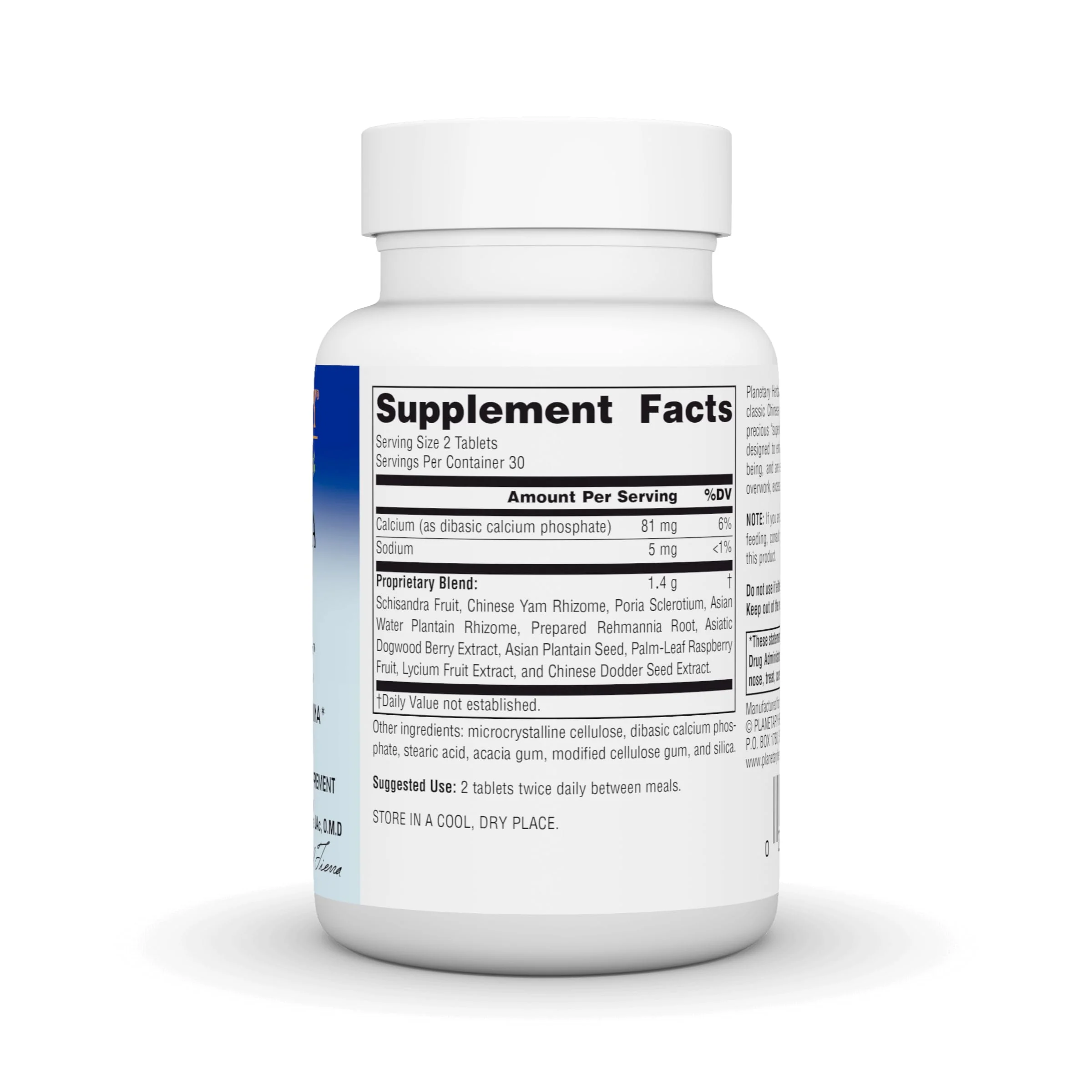 Planetary Herbals Schisandra Adrenal Complex 710mg with Yam Rhizome, Poria Sclerotium & More - 60 Tablets - Image 6