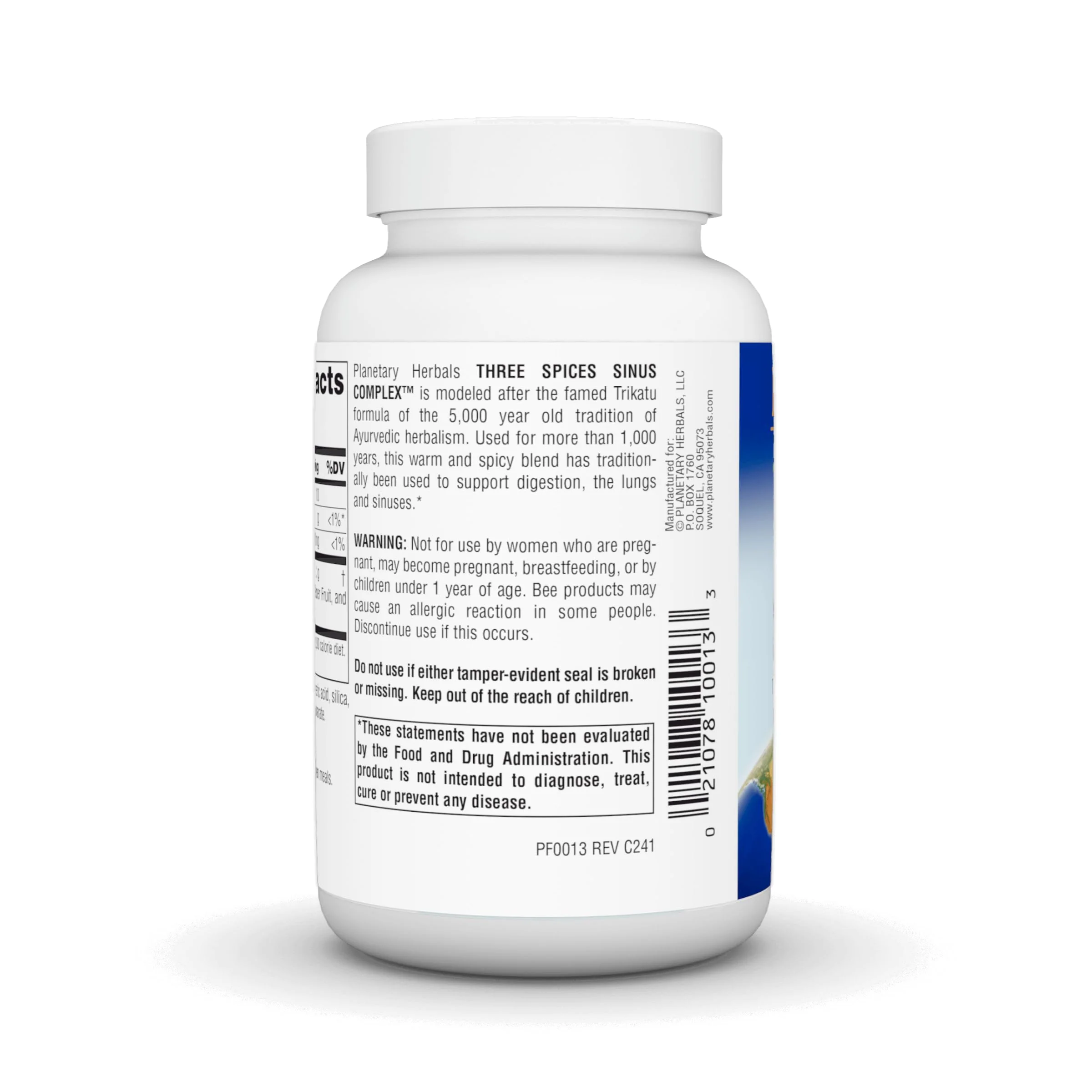 Planetary Herbals Three Spices Sinus Support Tablets, 90 Count - Image 4