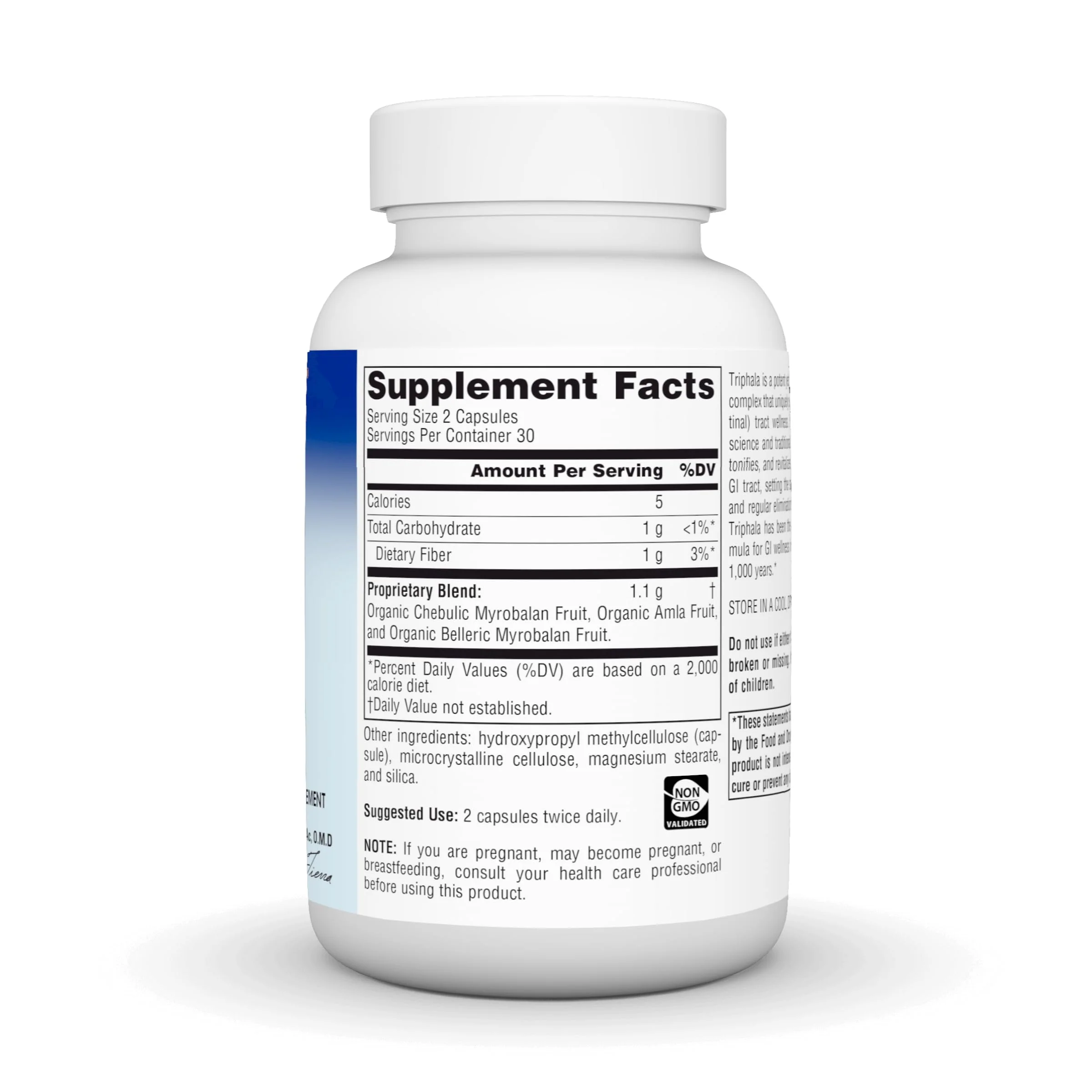 Planetary Herbals Triphala Gold 550mg, Cleanser for GI Tract Wellness, 60 Vegetarian Capsules - Image 3