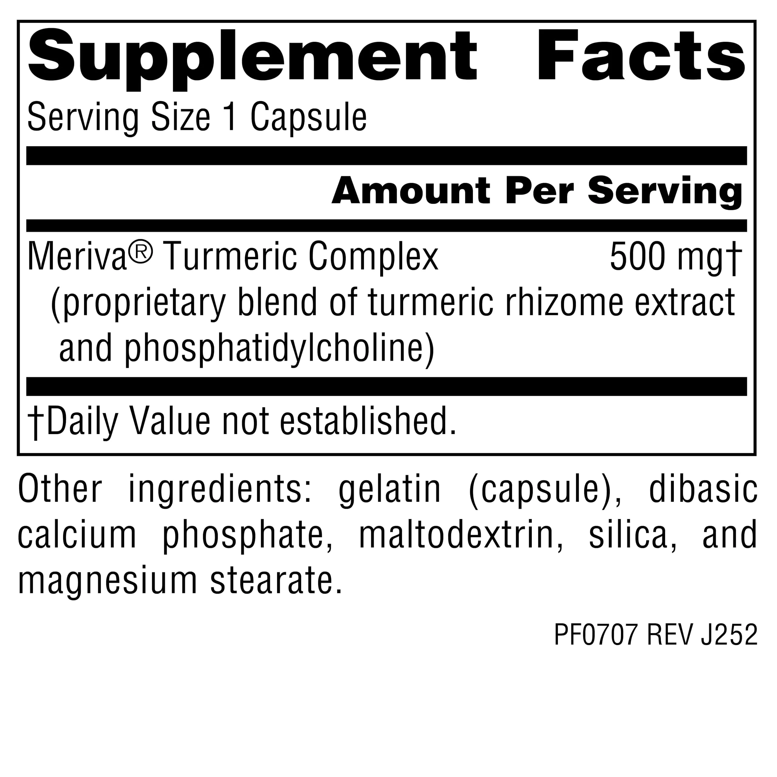 Planetary Herbals Turmeric Gold 500mg, for Healthy Inflammation Response, 30 Capsules - Image 2