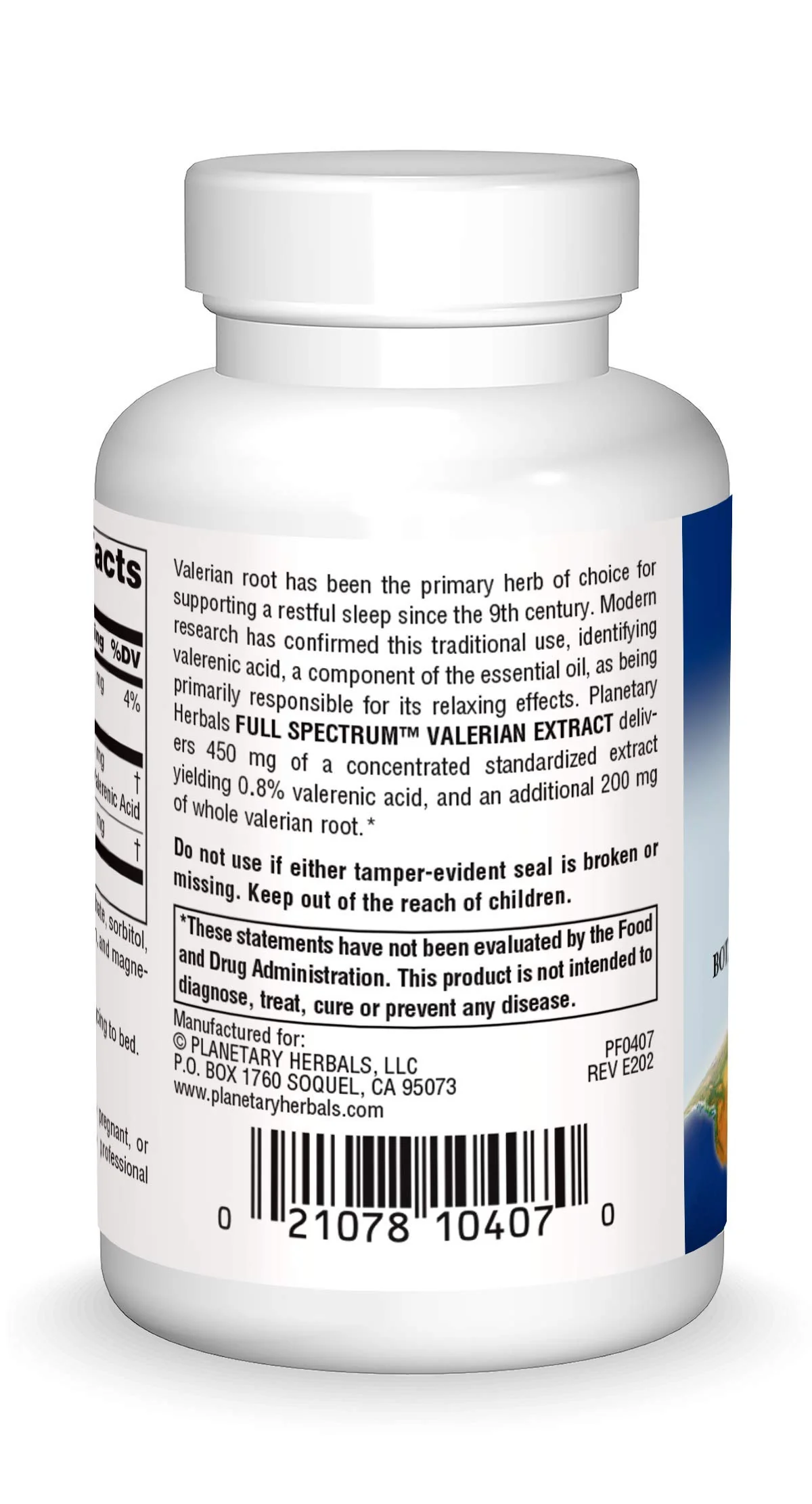 Planetary Herbals Valerian Extract Full Spectrum 650mg, Botanical Support For Restful Sleep - Image 2
