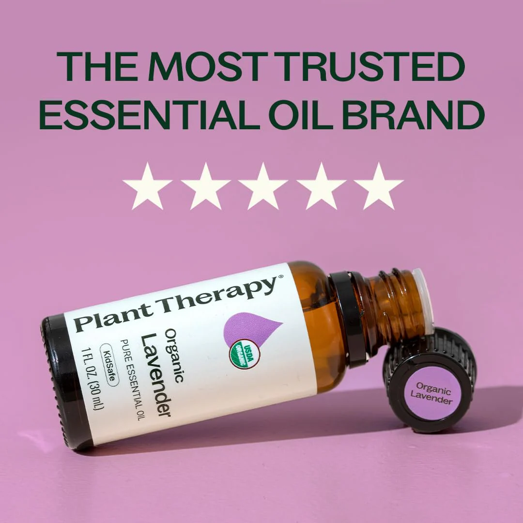 Plant Therapy Organic Lavender Essential Oil 100% Pure, USDA Certified Organic, Undiluted, Natural Aromatherapy for Diffusion & Topical Use, For Skin, Hair, Relaxation, Premium Therapeutic Grade 30 mL - Image 8