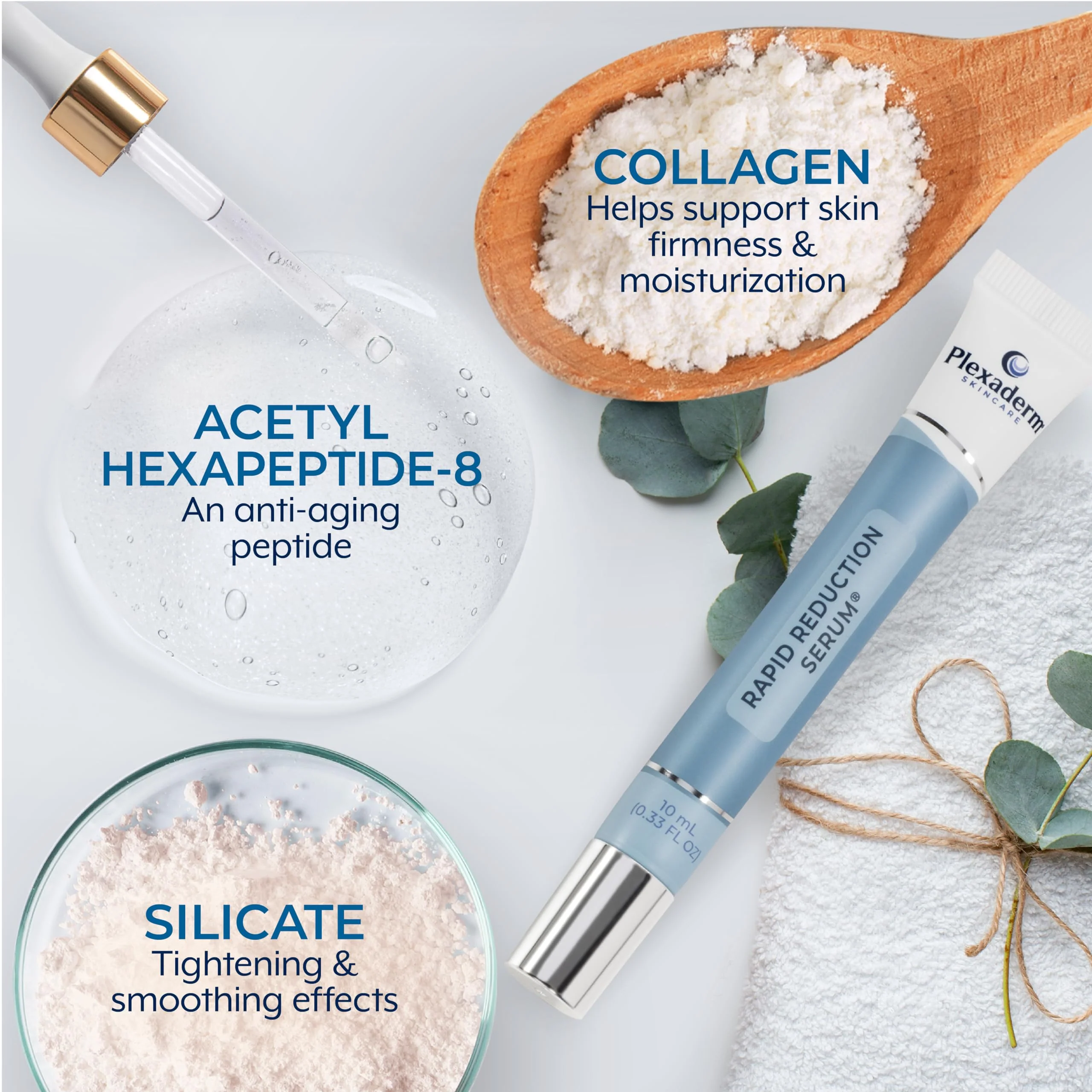 Plexaderm Rapid Reduction Eye Serum - Visibly Reduces Under-Eye Bags, Wrinkles, Dark Circles, Fine Lines & Crow's Feet Instantly, Anti Aging Wrinkle Remover for Face, Full Size Tube - Image 8