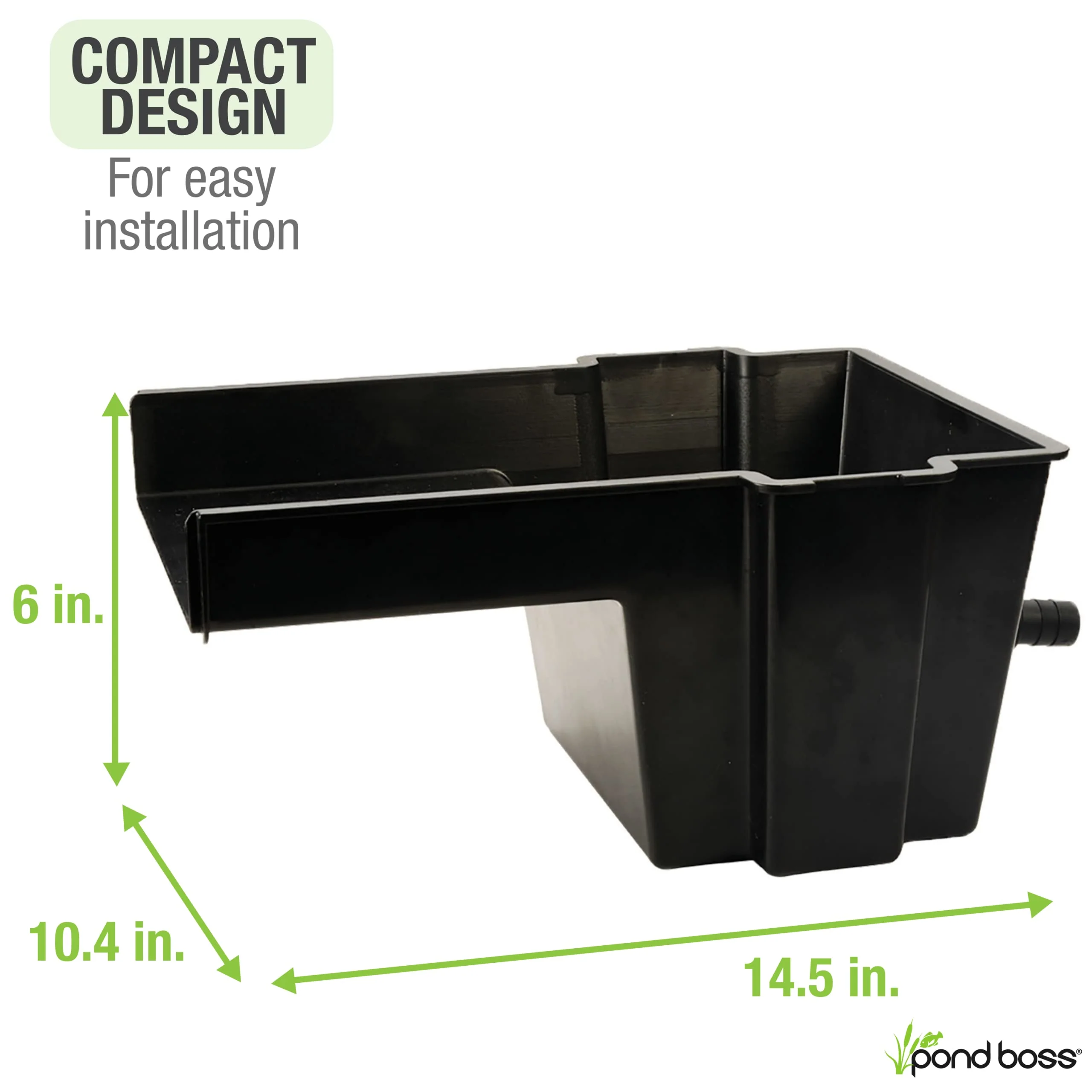 Pond boss Waterfall Spillway, 8 inch Wide Weir, Waterfall Box, Smooth Flow, Durable Construction, Easy to Install, Great for Waterfalls, Pondless Water Features and Streams - Image 7