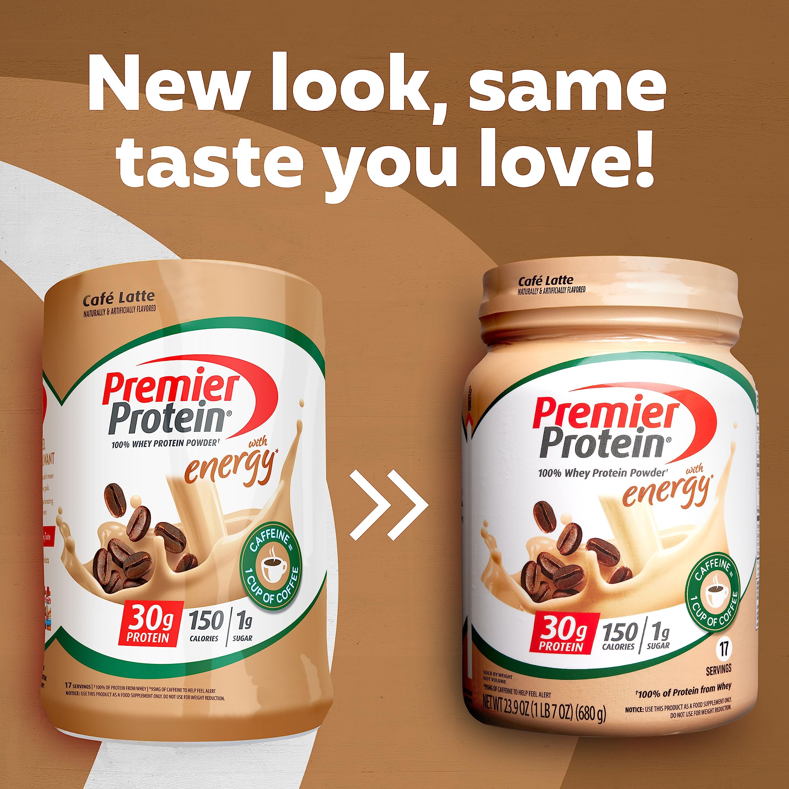 Premier Protein Powder, Chocolate Milkshake & Cafe Latte, 30g Protein, 1g Sugar, 100% Whey, Keto Friendly, Gluten Free, 17 Servings, 23.9 Ounce (2 Pack) - Image 3