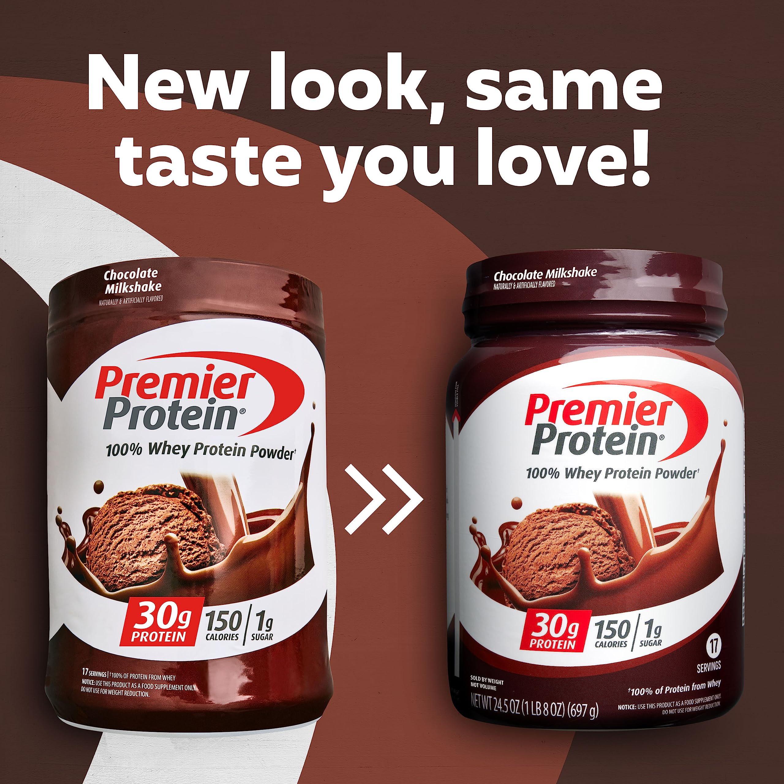 Premier Protein Powder, Chocolate Milkshake & Cafe Latte, 30g Protein, 1g Sugar, 100% Whey, Keto Friendly, Gluten Free, 17 Servings, 23.9 Ounce (2 Pack) - Image 6