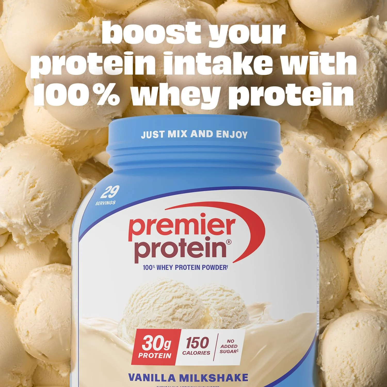 Premier Protein Powder, Vanilla Milkshake, 30g Protein, 1g Sugar, Gluten Free, No Soy, 40.2 oz (29 Servings) - Image 6