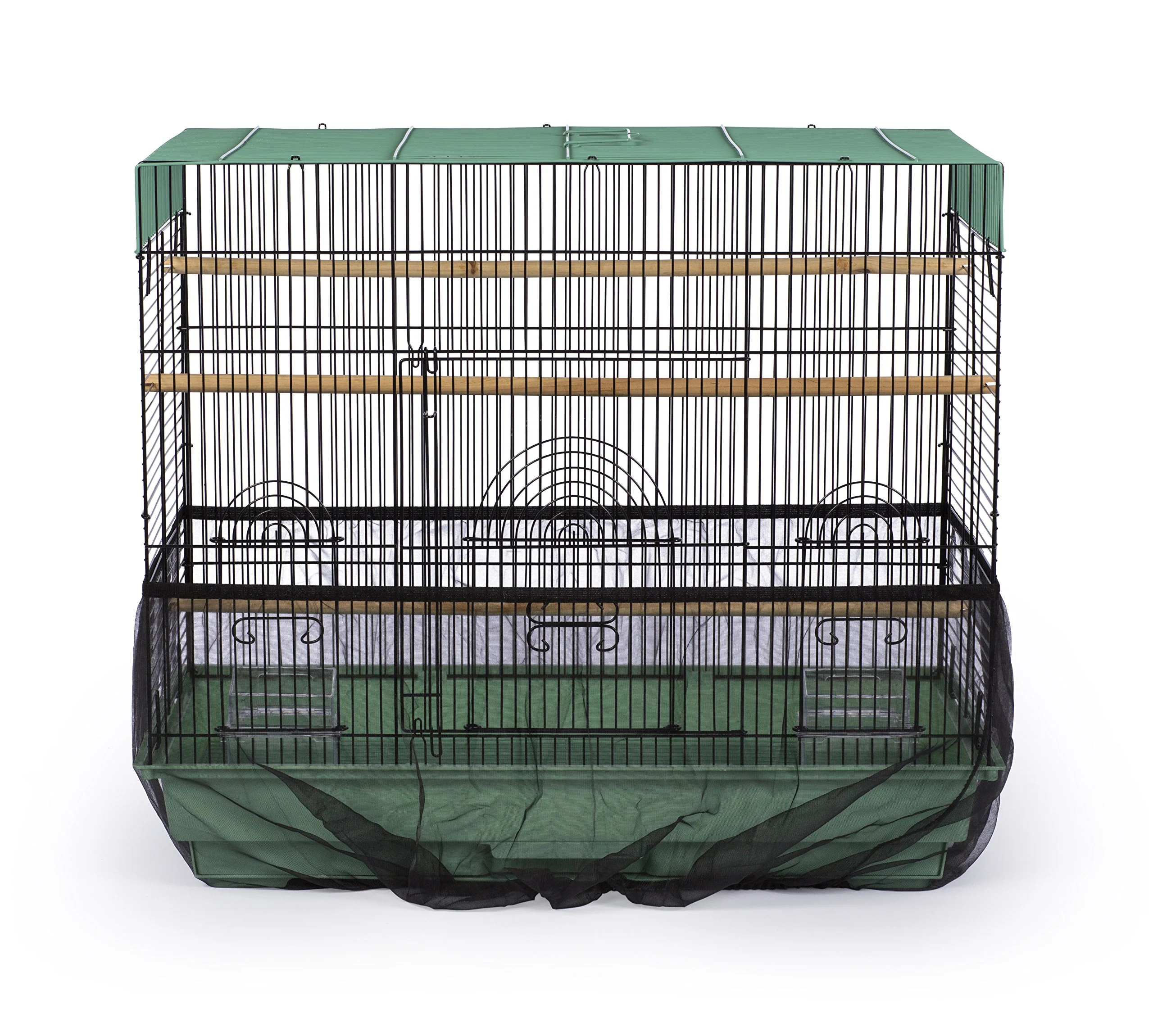 Prevue Pet Products 821B Mesh Bird Seed Catcher, Black, Medium/8" - Image 3