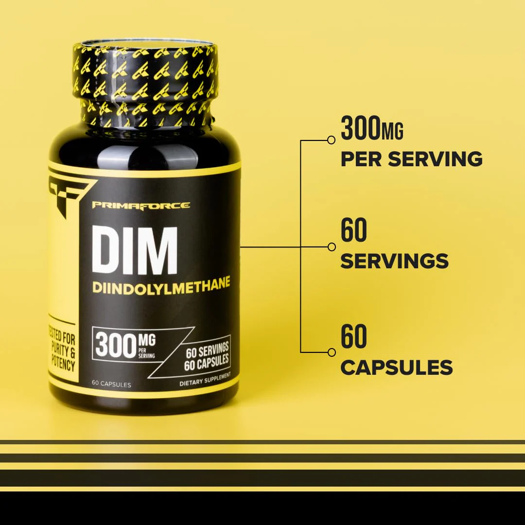 Primaforce DIM Supplement (Diindolylmethane) 300mg, 60 Capsules - Image 3