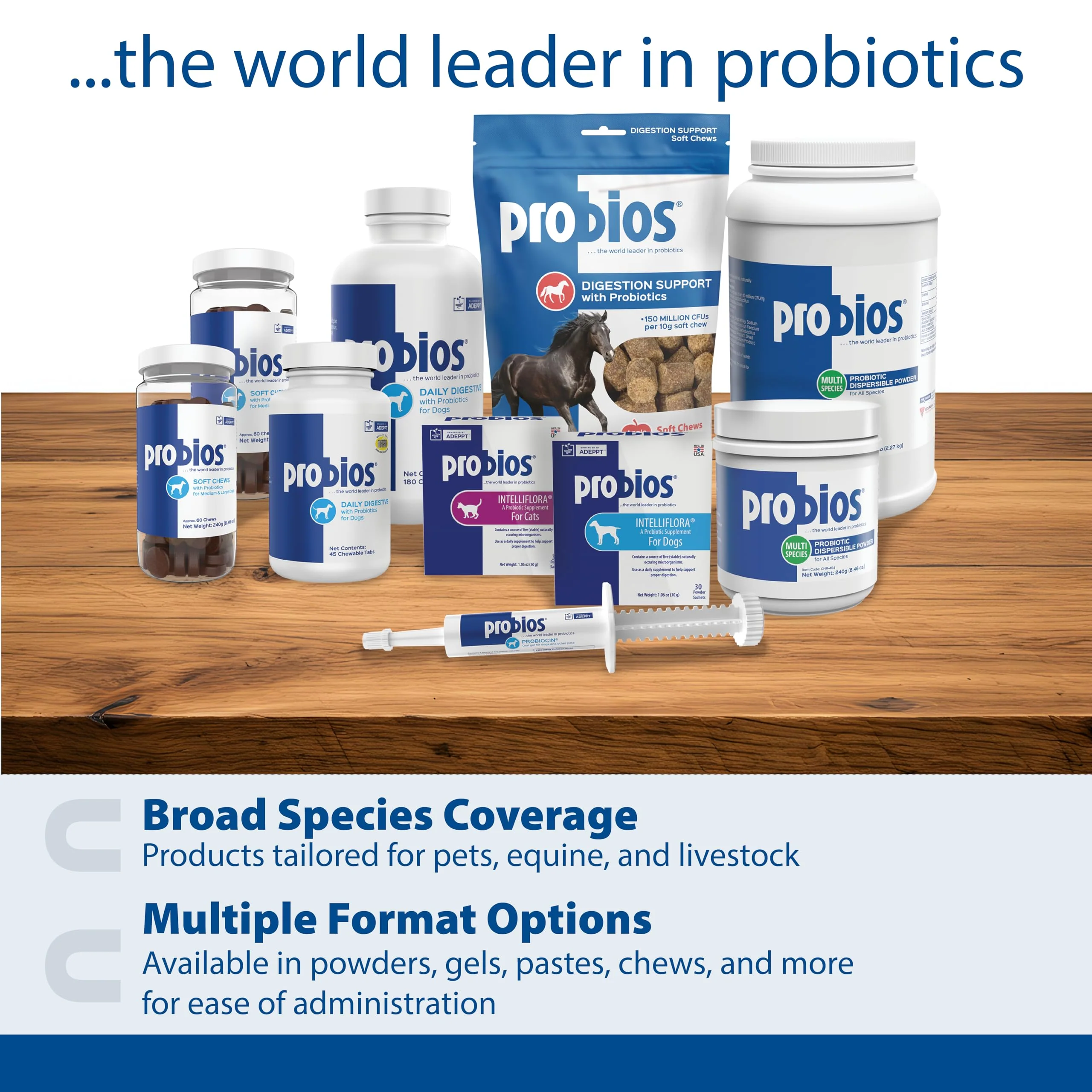 Probios Digestive Support Probiotic for All Species, Probiotics for Gut Health, Dispersible Powder, 5 lbs - Image 3