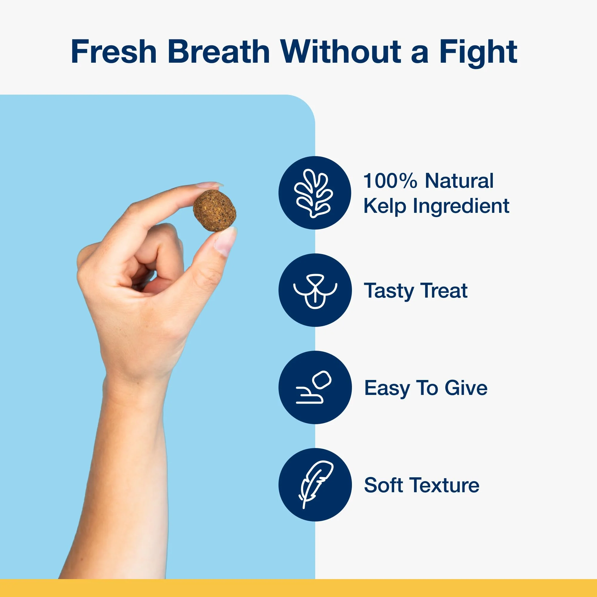 ProDen PlaqueOff Soft Chews with Natural Kelp - for Large & Giant Breed Dogs - Supports Normal, Healthy Teeth, Gums, and Breath Odor in Dogs - 45 Soft Chews - Image 9