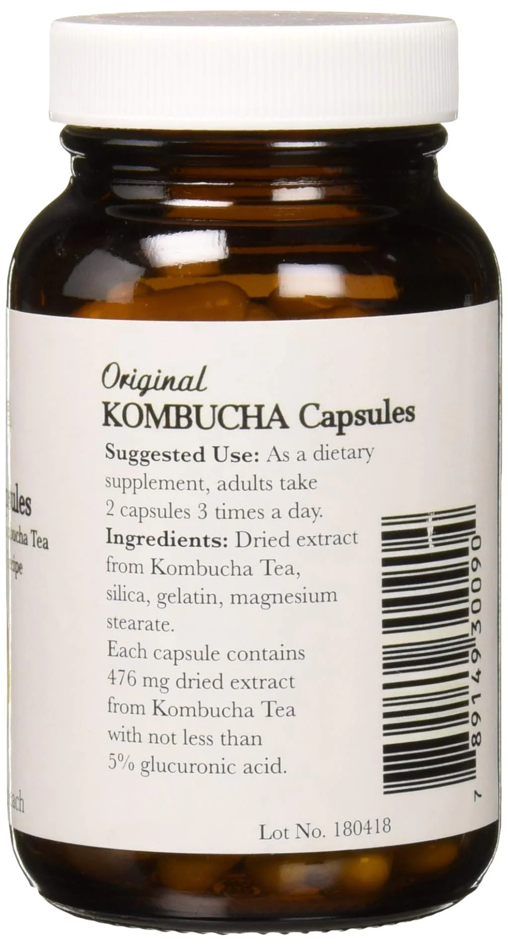 Pronatura Kombucha Capsules, 580 Mg, 90 Capsules - Image 4