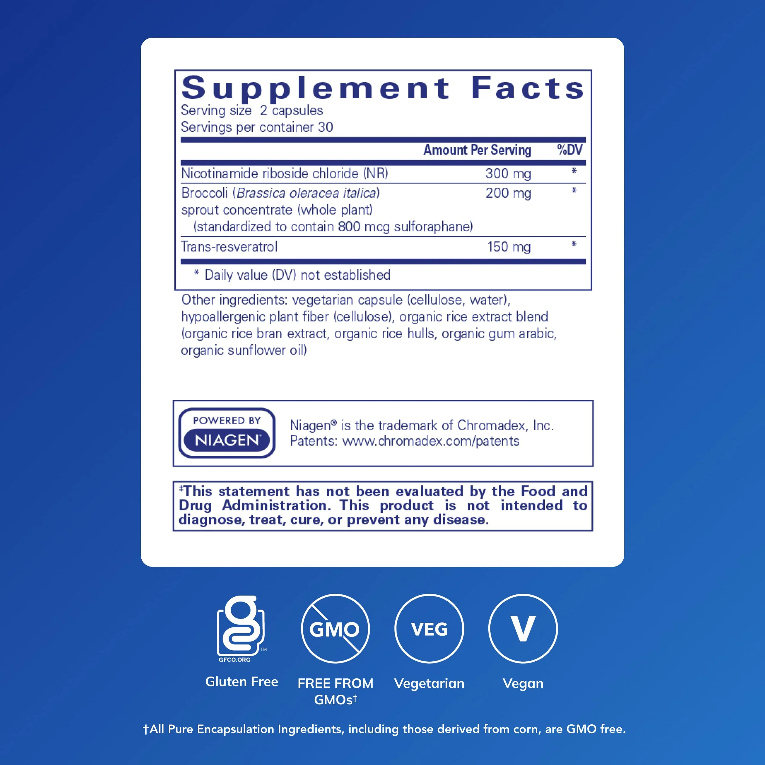 Pure Encapsulations NR Longevity NAD Supplement – Supports Healthy Aging, NAD+ Replenishment, Mitochondrial Function, with NIAGEN – Gluten Free, Non-GMO, Hypoallergenic – 60 Capsules - Image 7