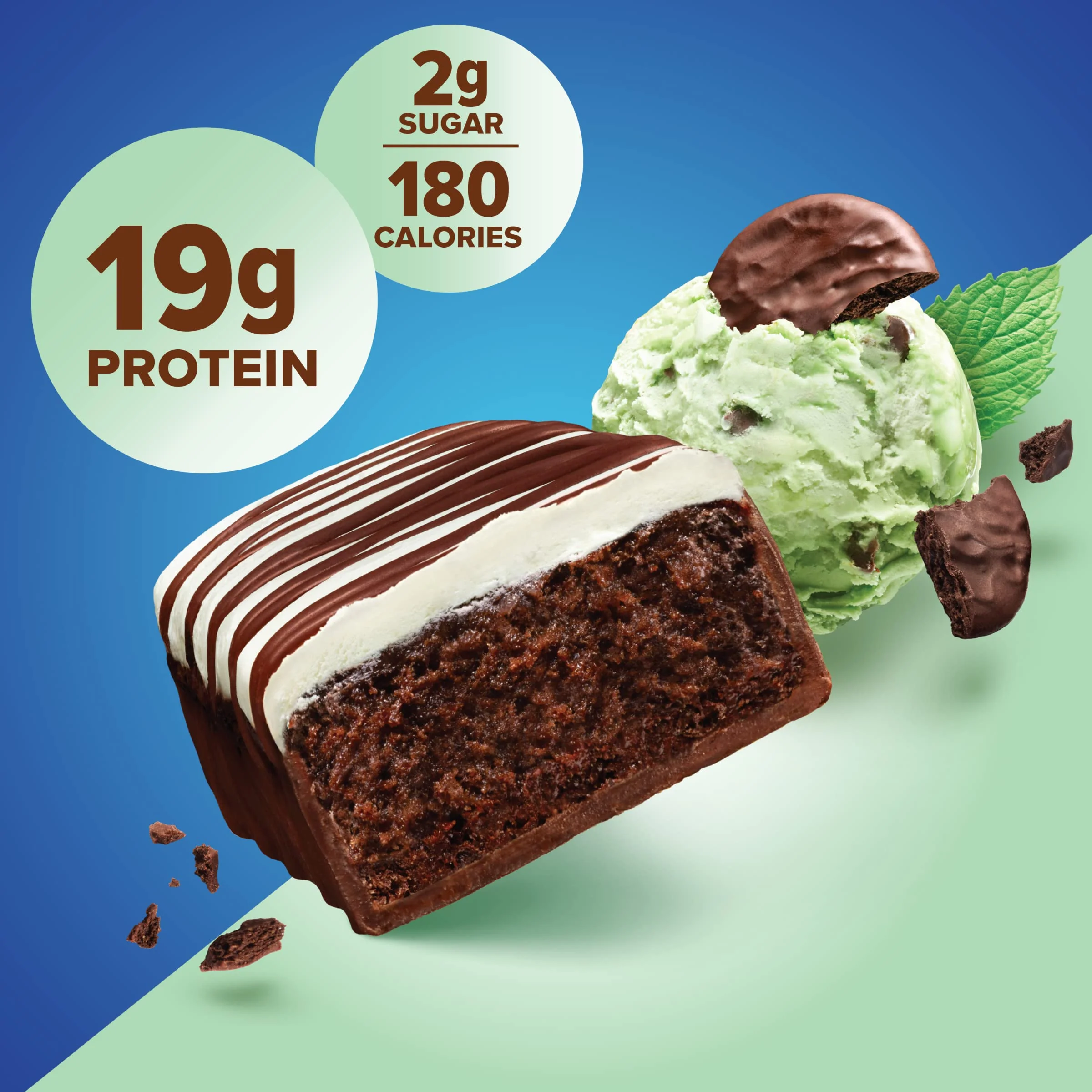 Pure Protein Chocolate Mint Cookie Protein Bars – 20g Protein, 3g Sugar, 190 Calories (12 count) Low Sugar* High Protein Snack - Gluten Free - Perfect for a Healthy Snack - Image 4