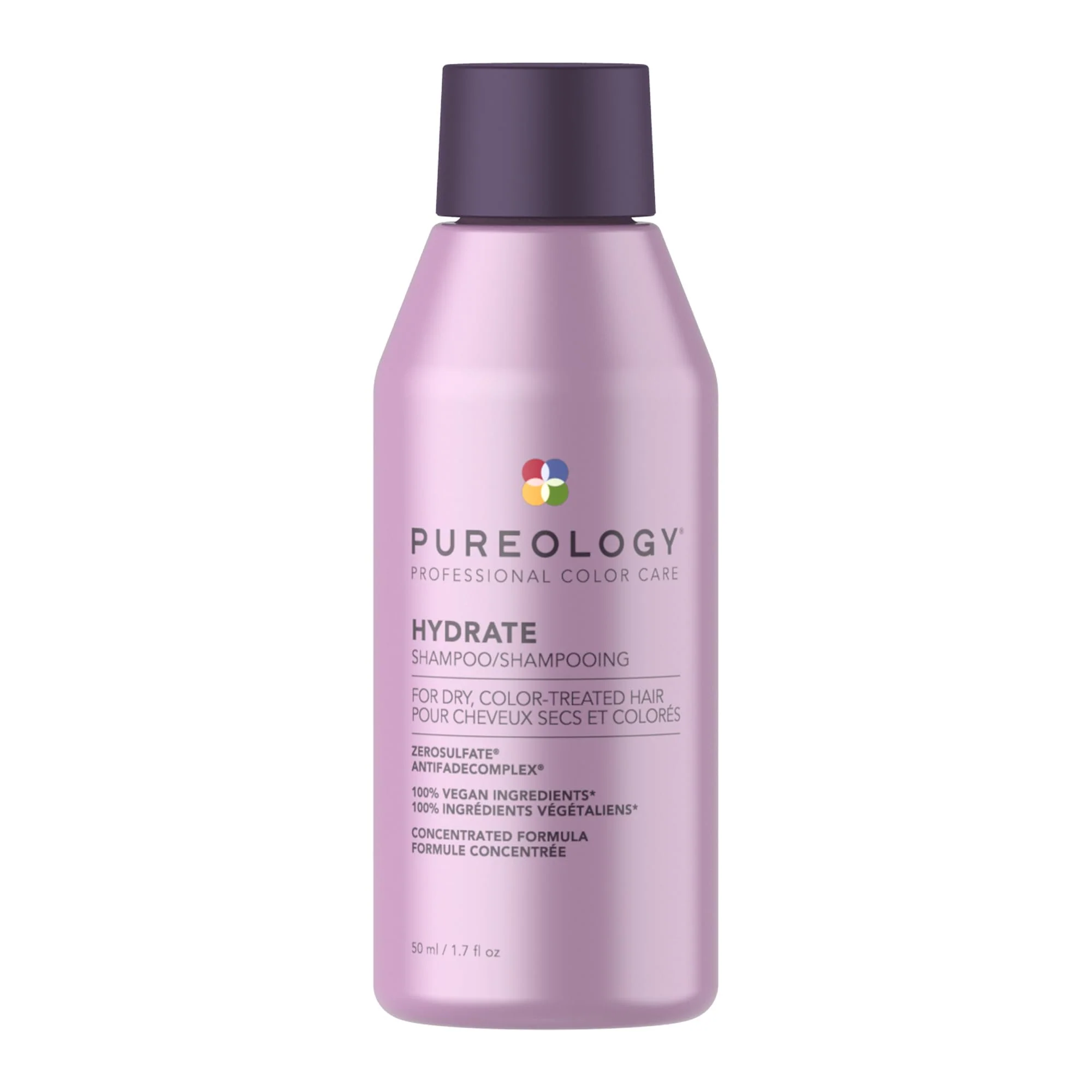Pureology Hydrate Conditioner - For Dry or Color Treated Hair, Nourishing Conditioner to Restore Moisture and Seal in Hydration, Vegan, 1.7 Fl Oz