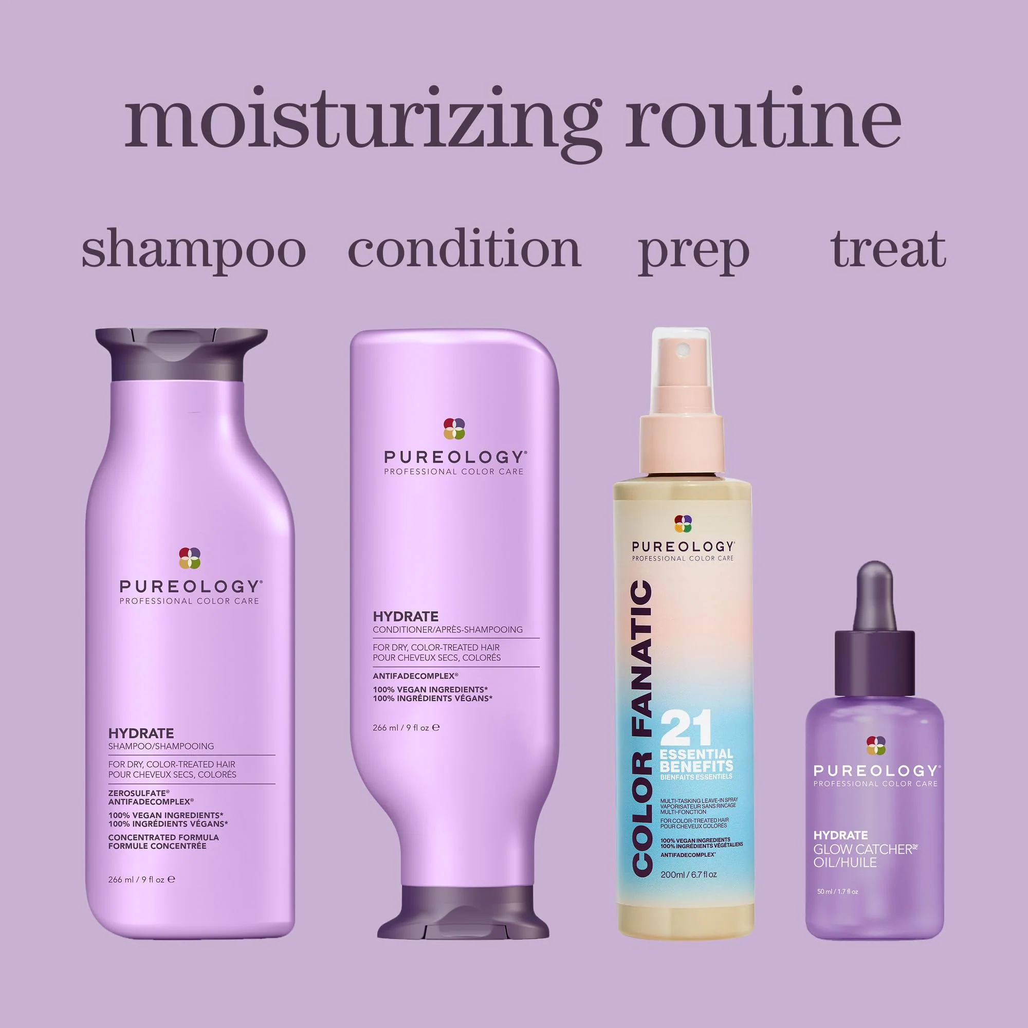 Pureology Hydrate Conditioner - For Dry or Color Treated Hair, Nourishing Conditioner to Restore Moisture and Seal in Hydration, Vegan, 33.8 Fl Oz - Image 5