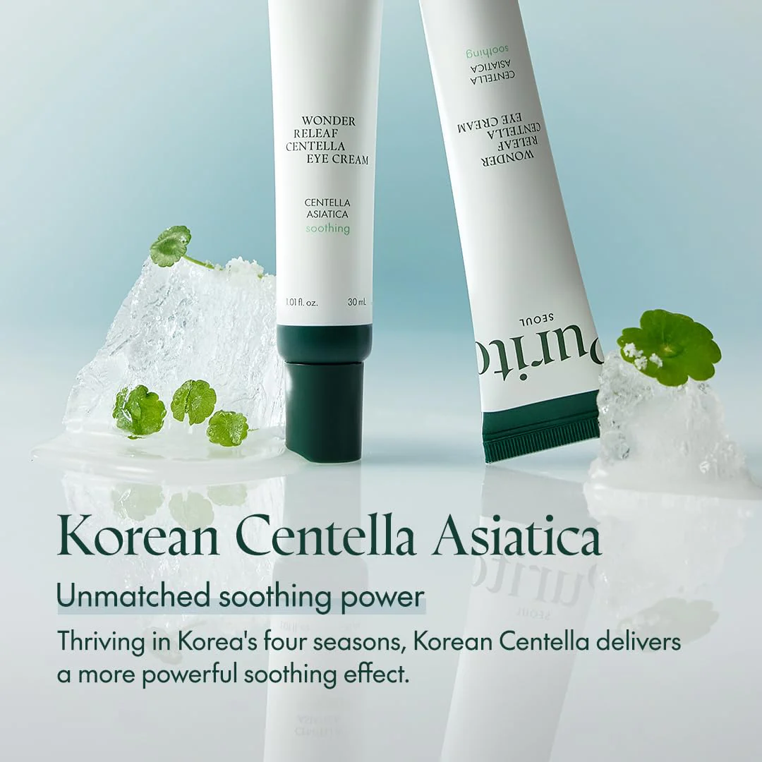 PURITO Centella Eye Cream, Korean Centella, for Sensitive Skin, Soothing, Facial Eye Cream for face, Dark Circles, Wrinkles, Puffiness, K-Beauty, Vegan & Cruelty-Free, 30ml 1fl.oz - Image 4
