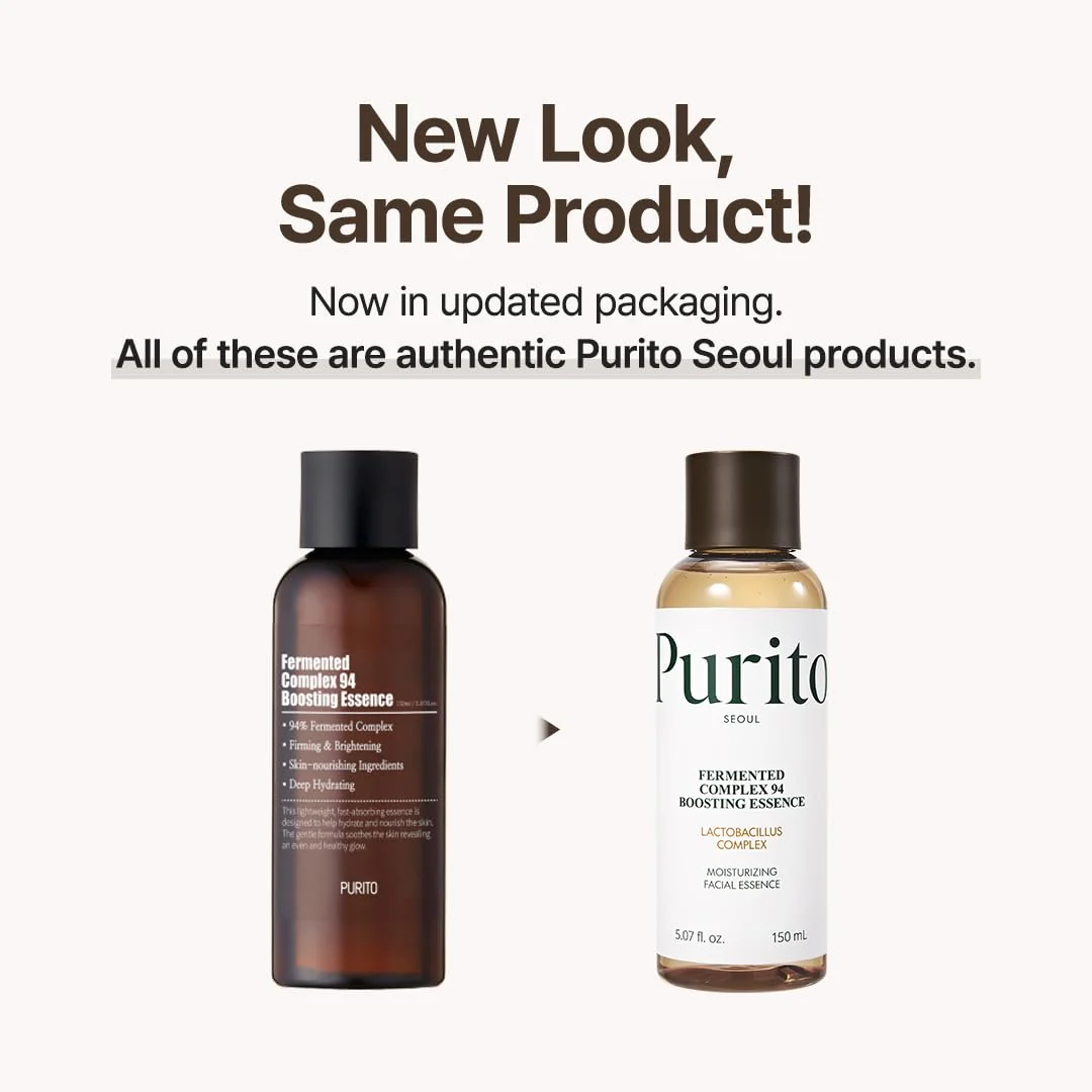 PURITO Fermented Complex 94 Boosting Essence 150ml/5.1fl.oz Skincare Booster,safe ingredients, Natural, soothing, Fermentation - Image 9