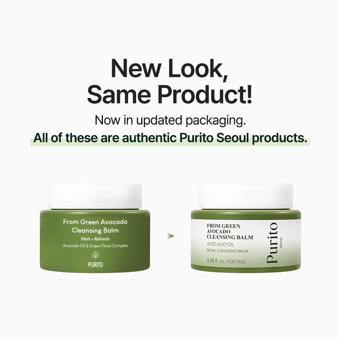 PURITO From Green Avocado Cleansing Balm 100ml / 3.38 fl. oz., Melt-In Moisture with Avocado Oil, Vegan, Cruelty-Free, Suitable for Dry Skin, Korean Skincare - Image 9