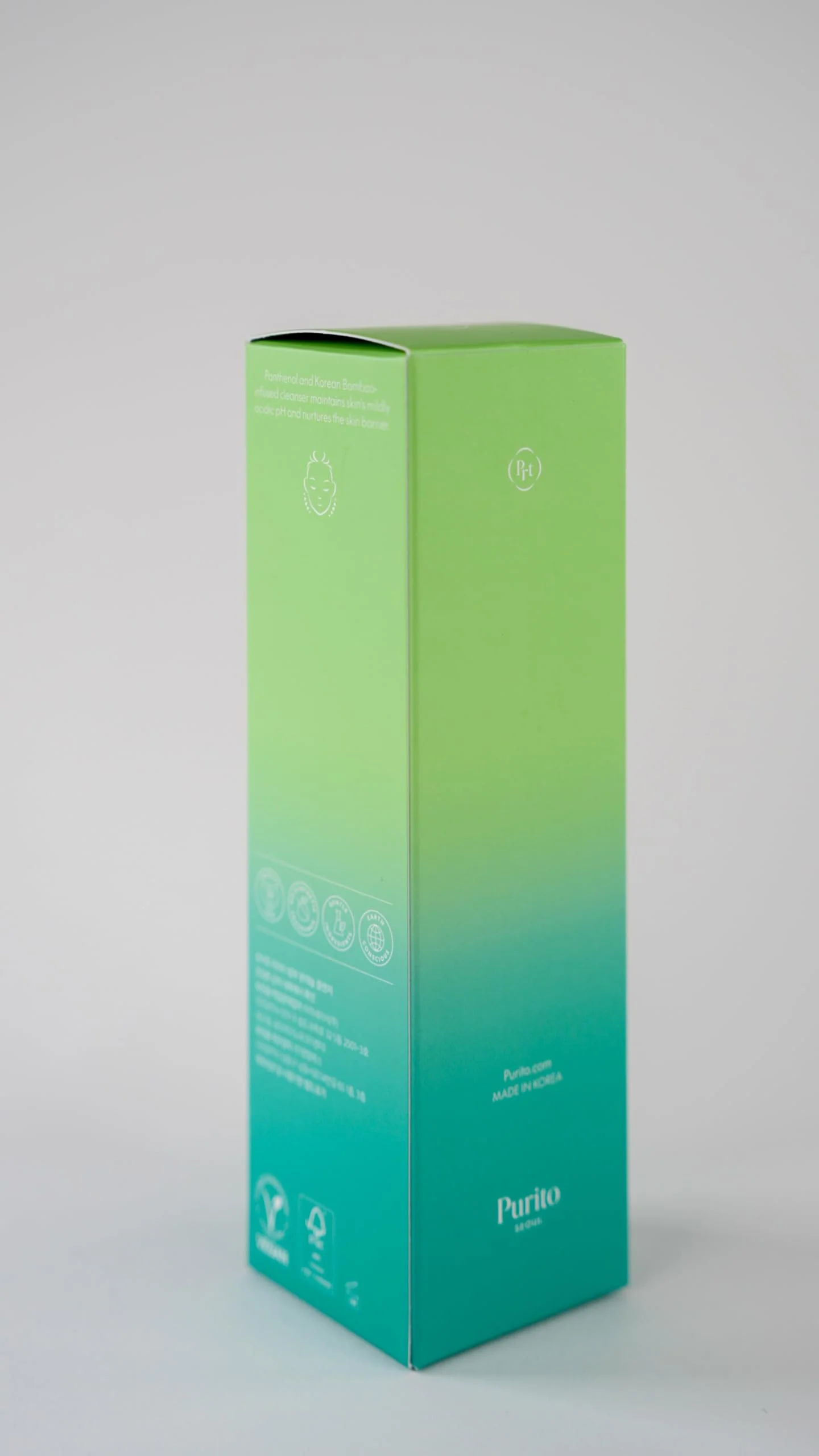 PURITO Mighty Bamboo Panthenol Cleanser, Gentle Face Wash for Moisturizing, Makeup Remover, for Sensitive Skin, Vegan & Cruelty-Free Face Cleanser150ml / 5.07 fl. Oz. - Image 2