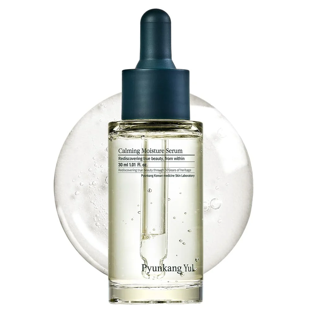 Pyunkang Yul Calming Moisture Serum for Strong Daily Moisturizing Power, Skin Revival & Soothing Care with Centella Asiatica, Tea Tree, 5 Hyaluronic Acids, Ceramide |