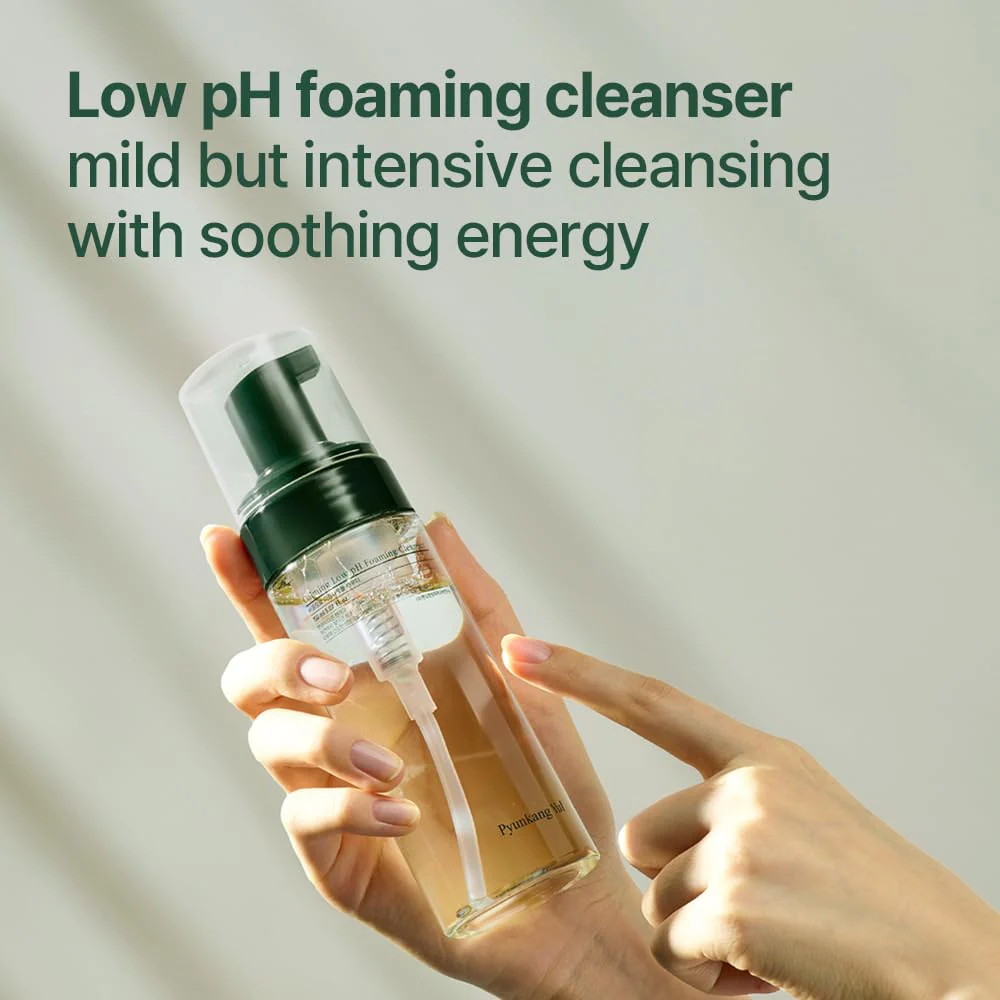 Pyunkang Yul PKY Calming Low pH Foaming Cleanser | Daily Face Wash & Makeup Remover with Tea Tree, Centella Asiatica, 5 Hyaluronic Acids that Removes Dead Skin Cells, Hydrates Skin - 150ml 5.07 Fl.Oz. - Image 7
