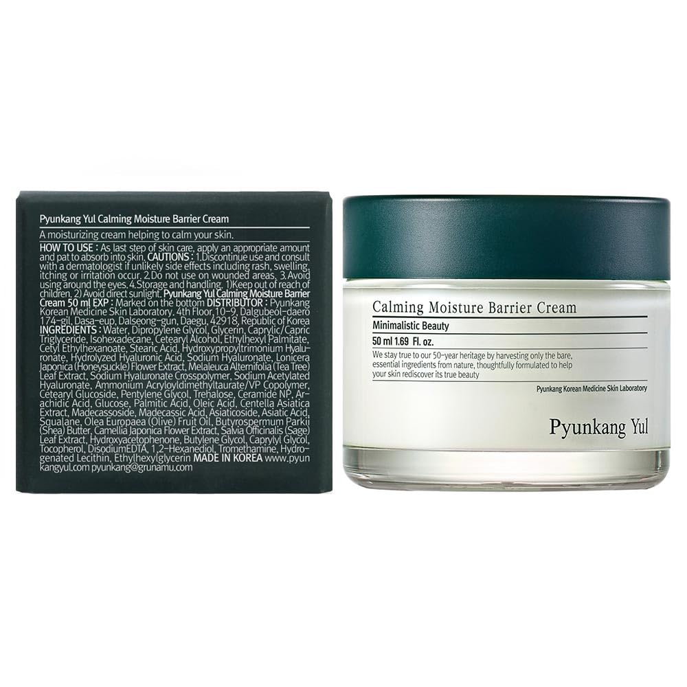 Pyunkang Yul PKY Calming Moisture Barrier Cream Instantly Soothes Sensitive Skin, Hyaluronic Acid & Ceramide for Hydration, Vegan, Korean Skincare (1.69 Fl. Oz, 50ml) - Image 10
