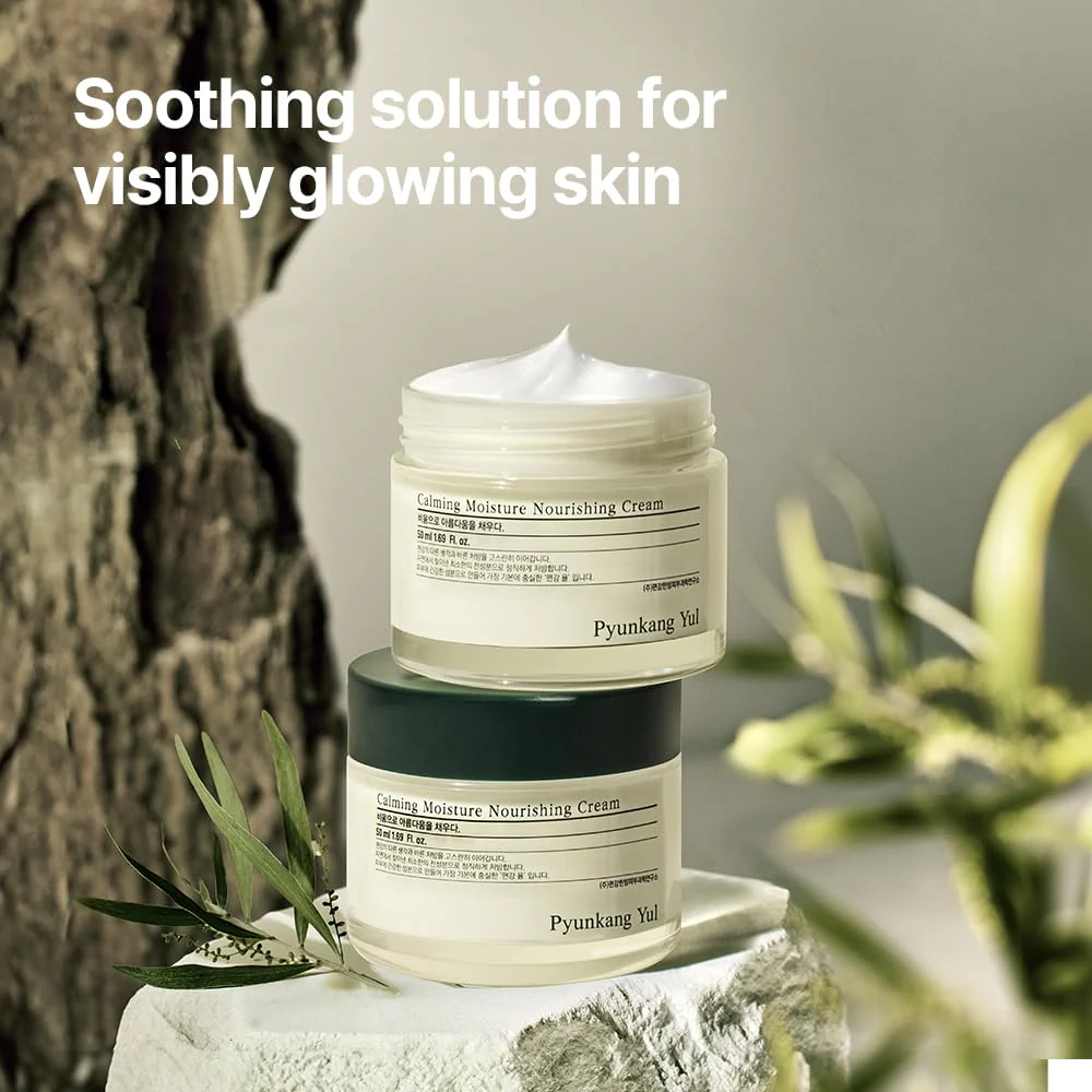 Pyunkang Yul PKY Calming Moisture Nourishing Cream Instantly Soothes Sensitive Skin, Face Moisturizer for Healthy Skin Vitality with Collagen, Vegan, Korean Skincare (1.69 Fl. Oz, 50ml) - Image 7